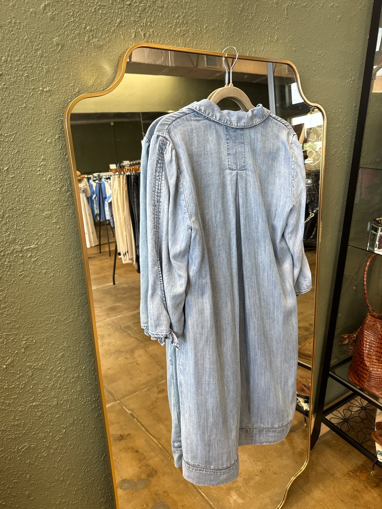 CHICO'S Size 1 Denim Dress