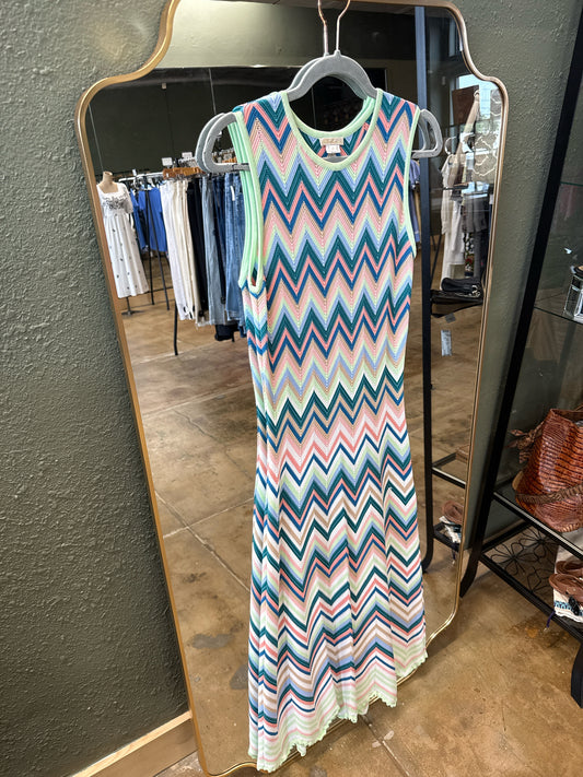 Shoshanna Size S Green/multi Dress