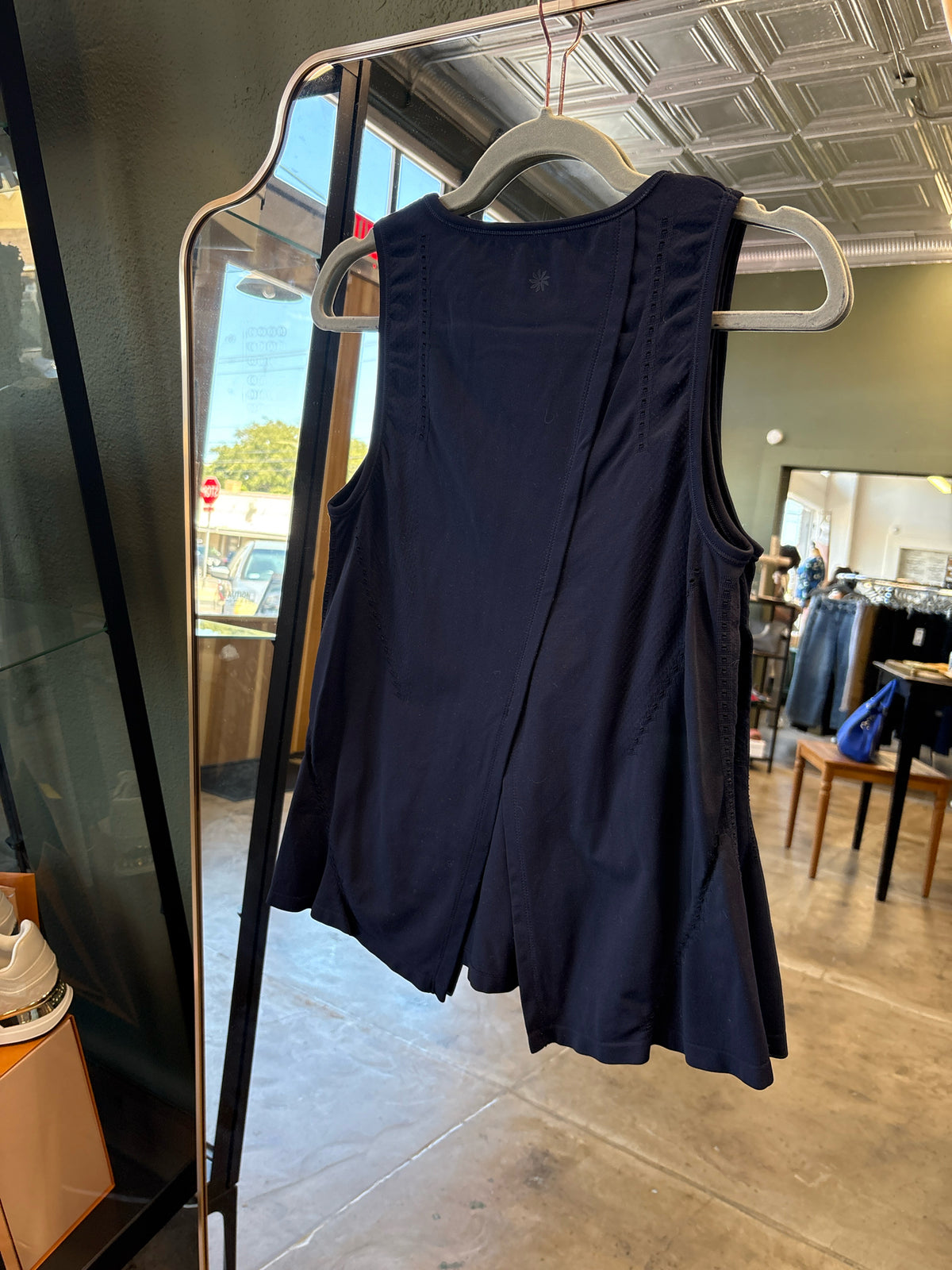 ATHLETA Size S Navy Top