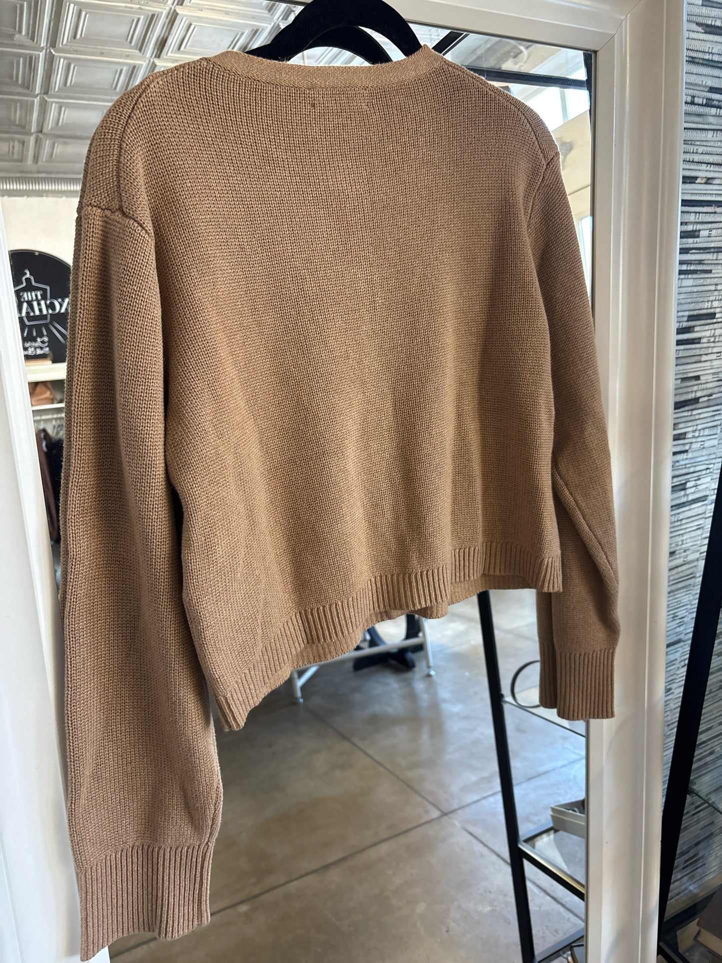 j crew Size XS Brown Knit Sweater