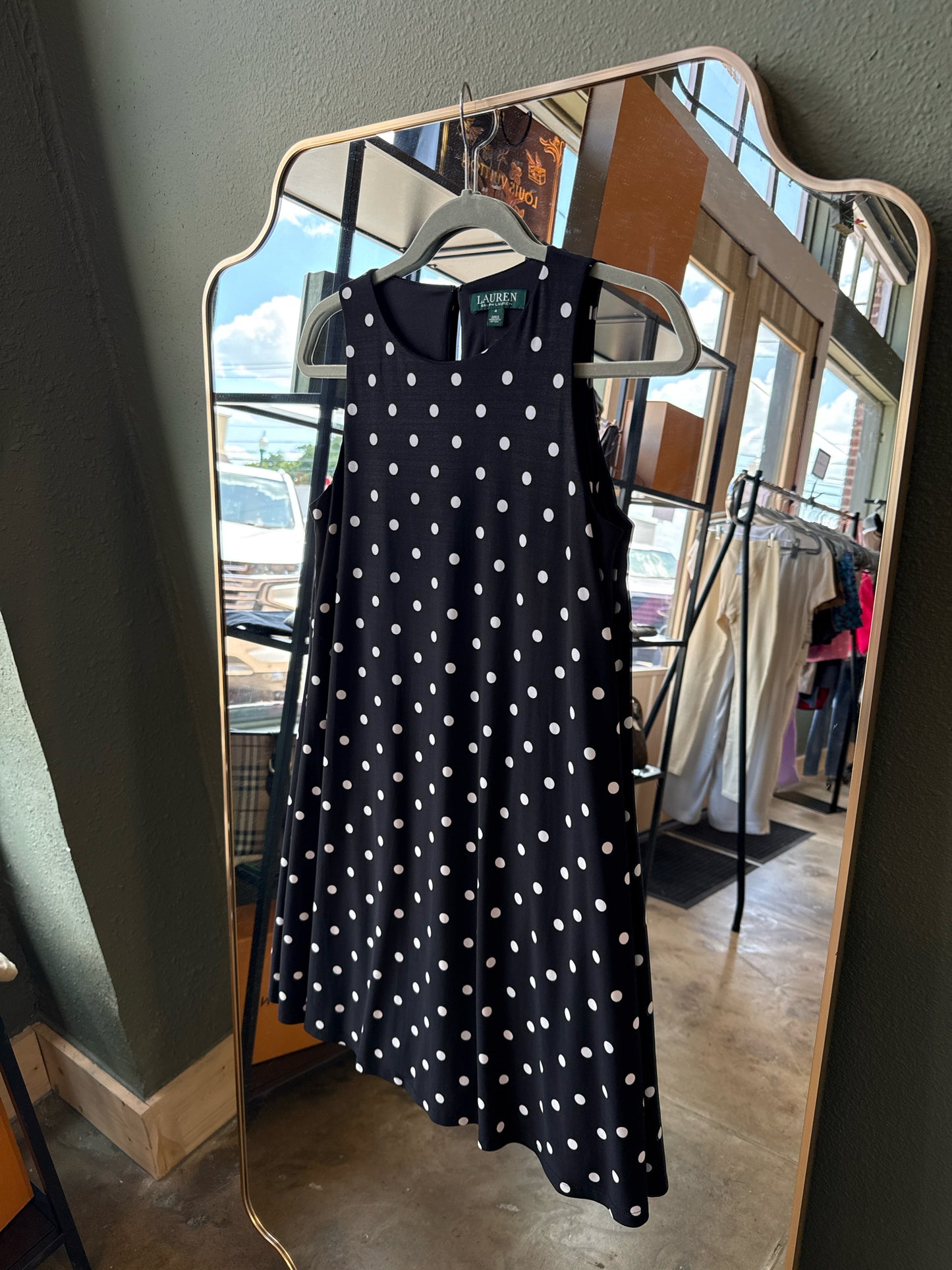 Lauren Ralph Lauren Size 4 Black/White Dress