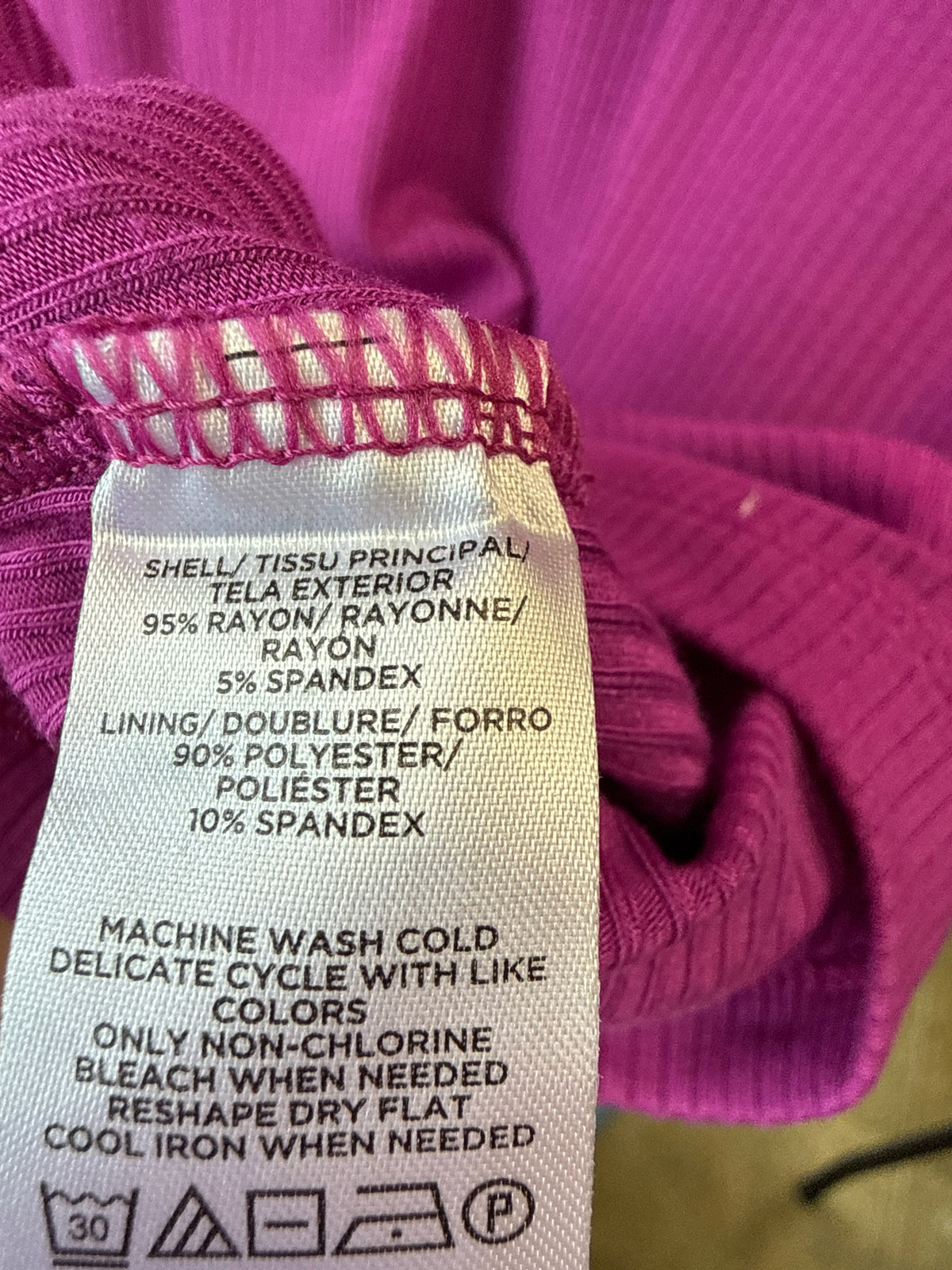 Lou & Grey Size L Purple Tee