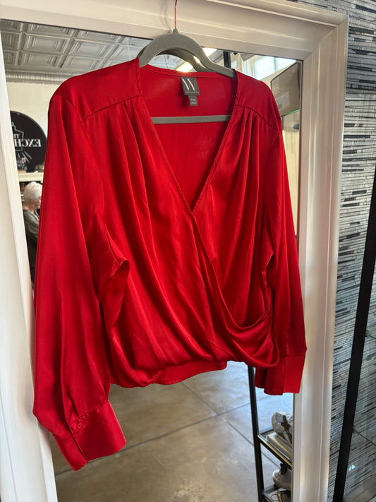 Worthington Size XXL Red Orange Top