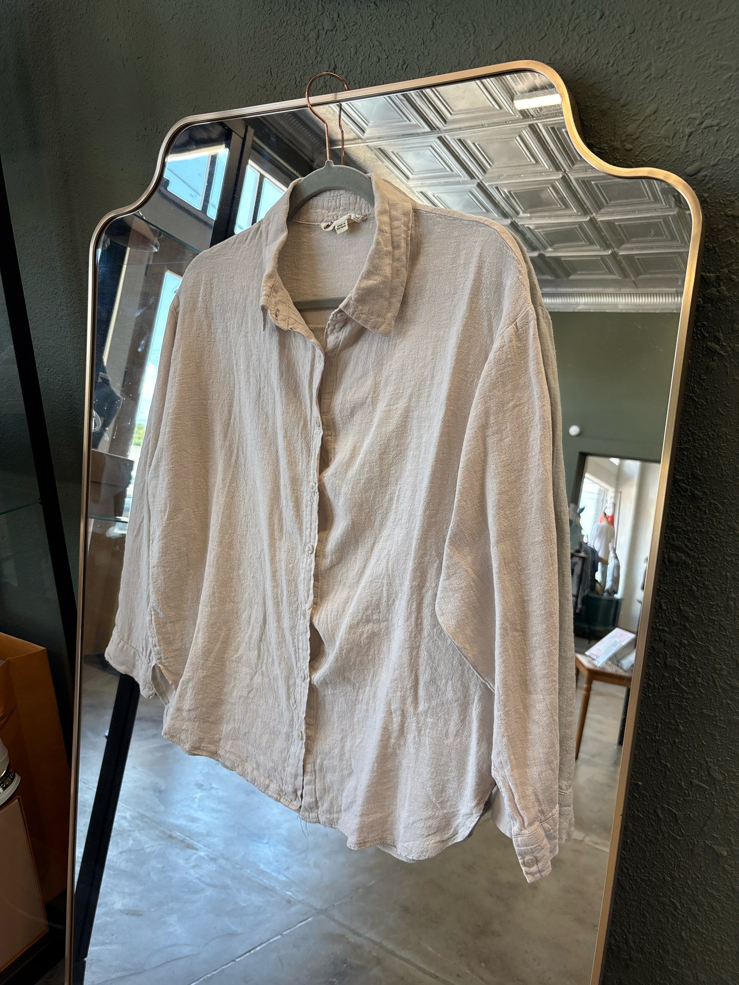 Blank NYC Size M Tan Top