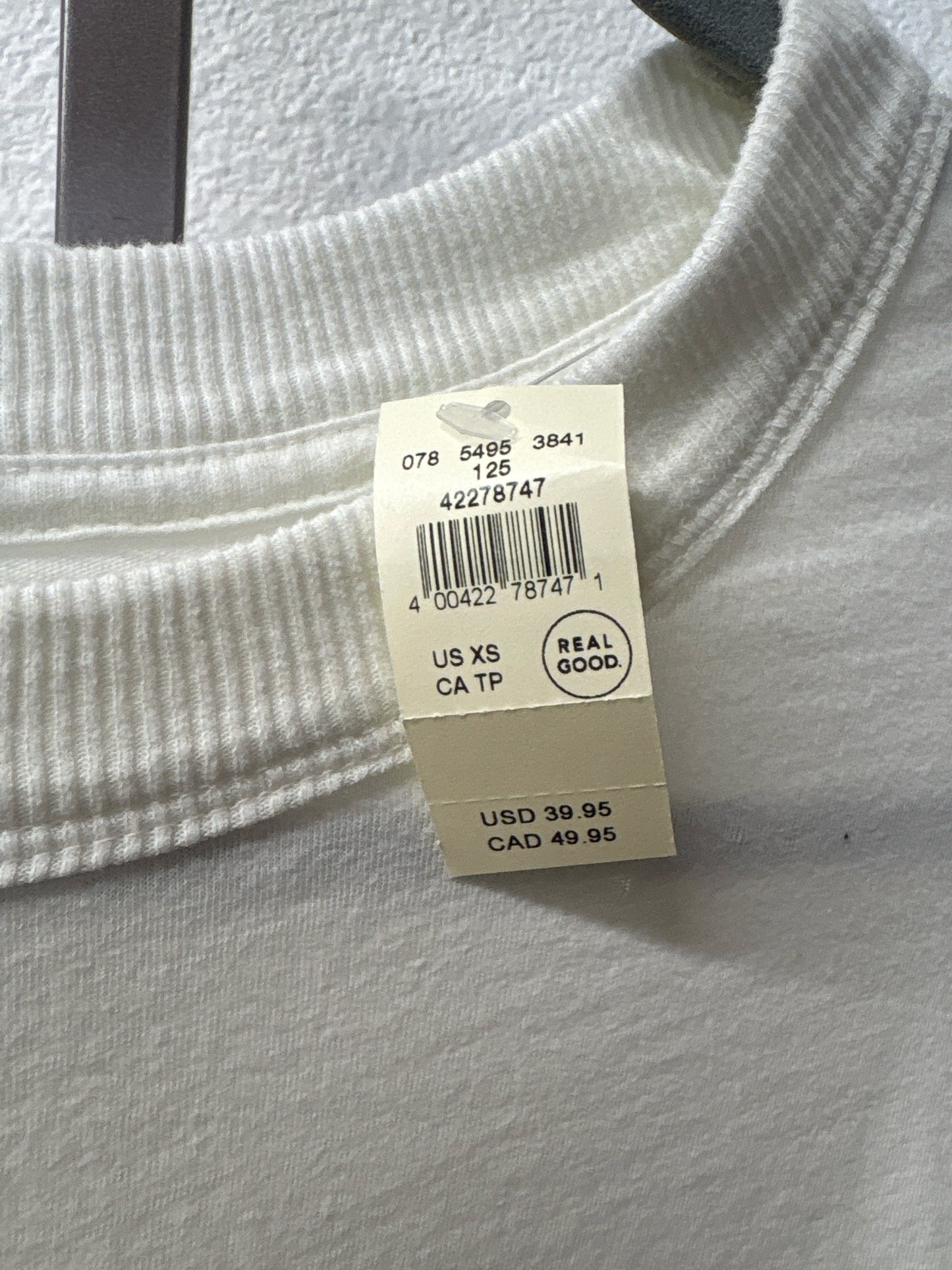 Aerie Size XS White/Black bow Top