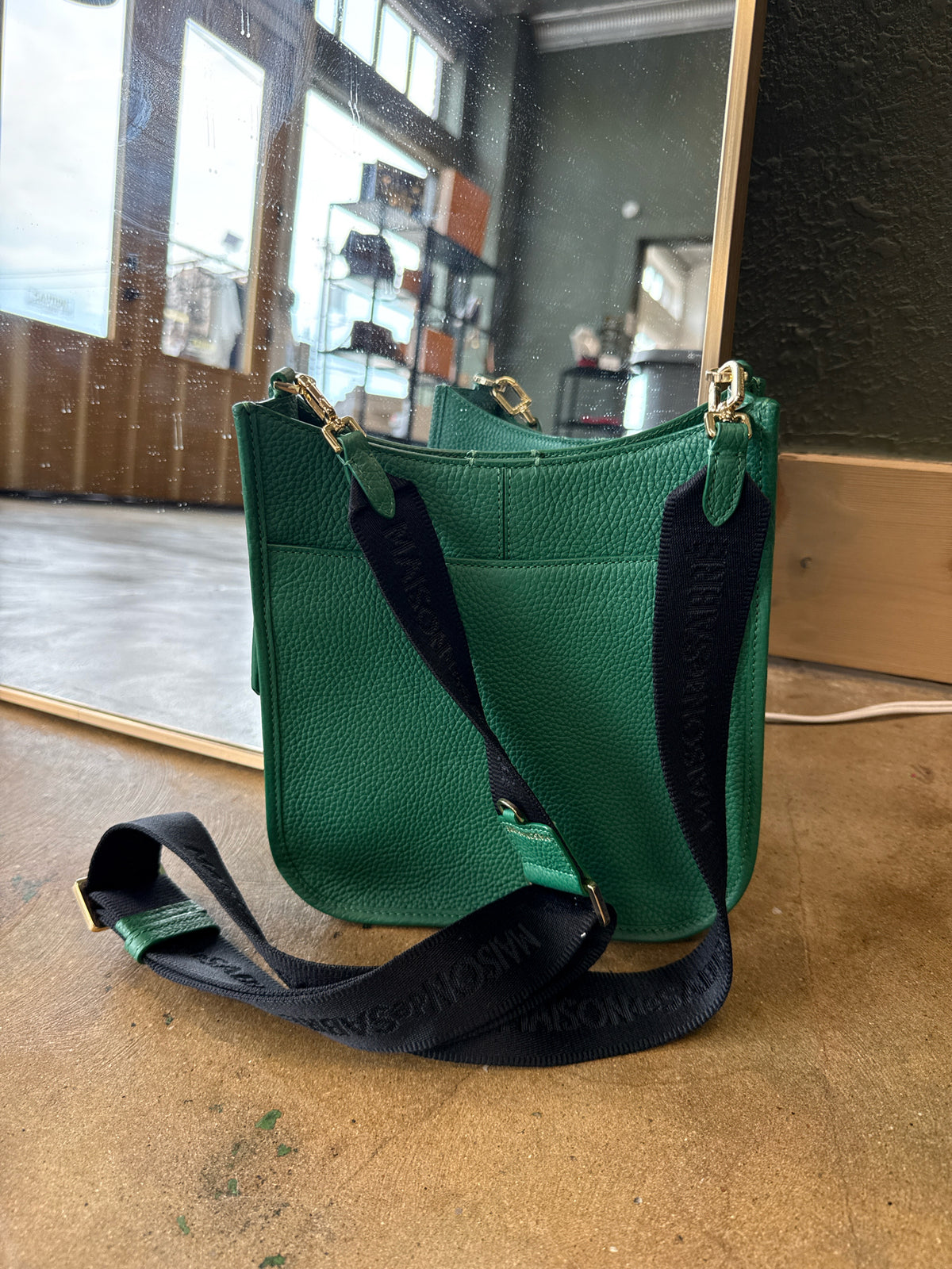Maison de Sabre Green Purse