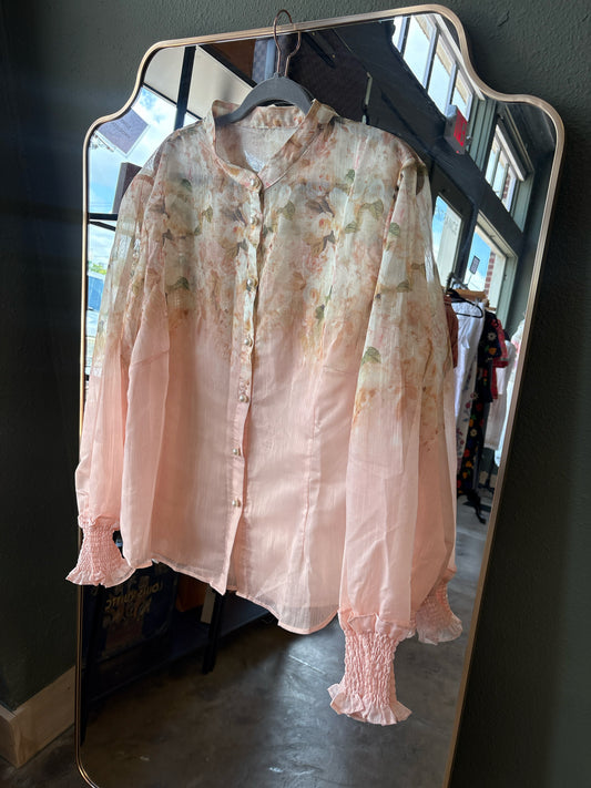 Peach multi Top