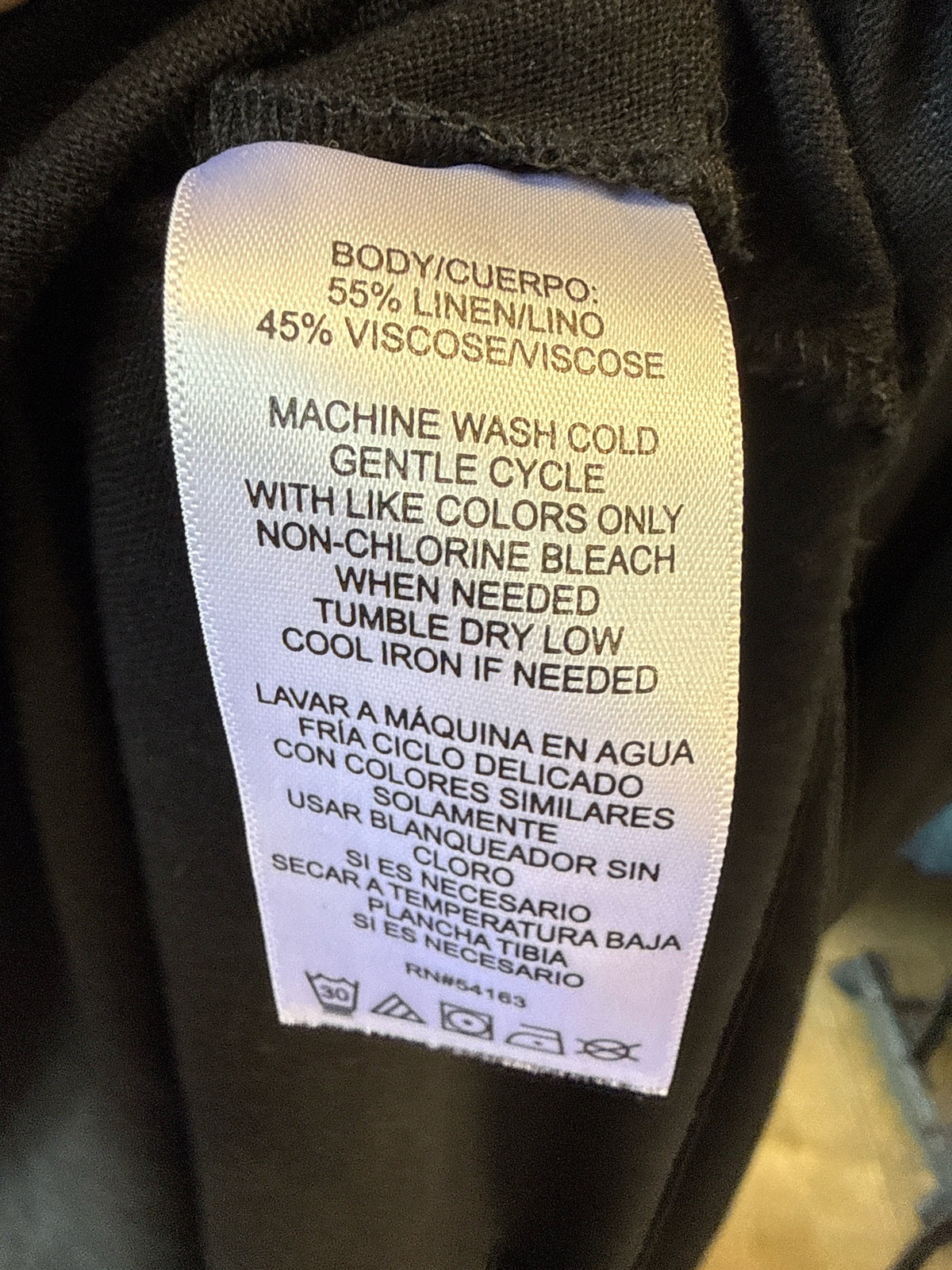 DKNY Size S Black Dress