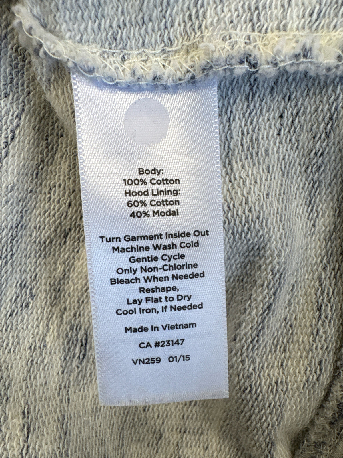 TALBOTS Size SP Navy + white Sweatshirt/Hoodie