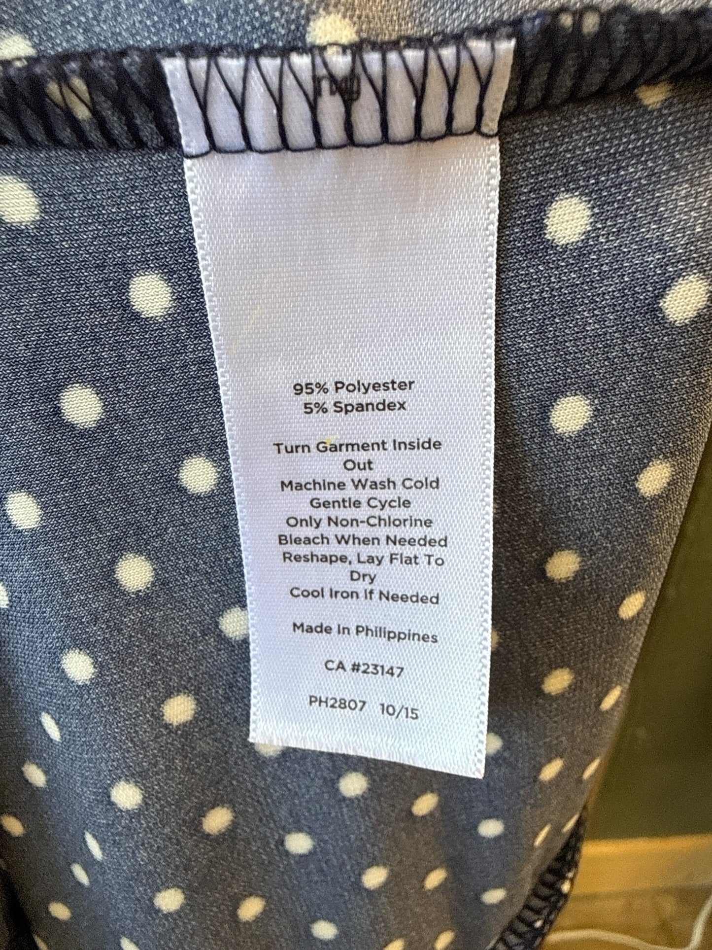 TALBOTS Size 8P Navy Dress