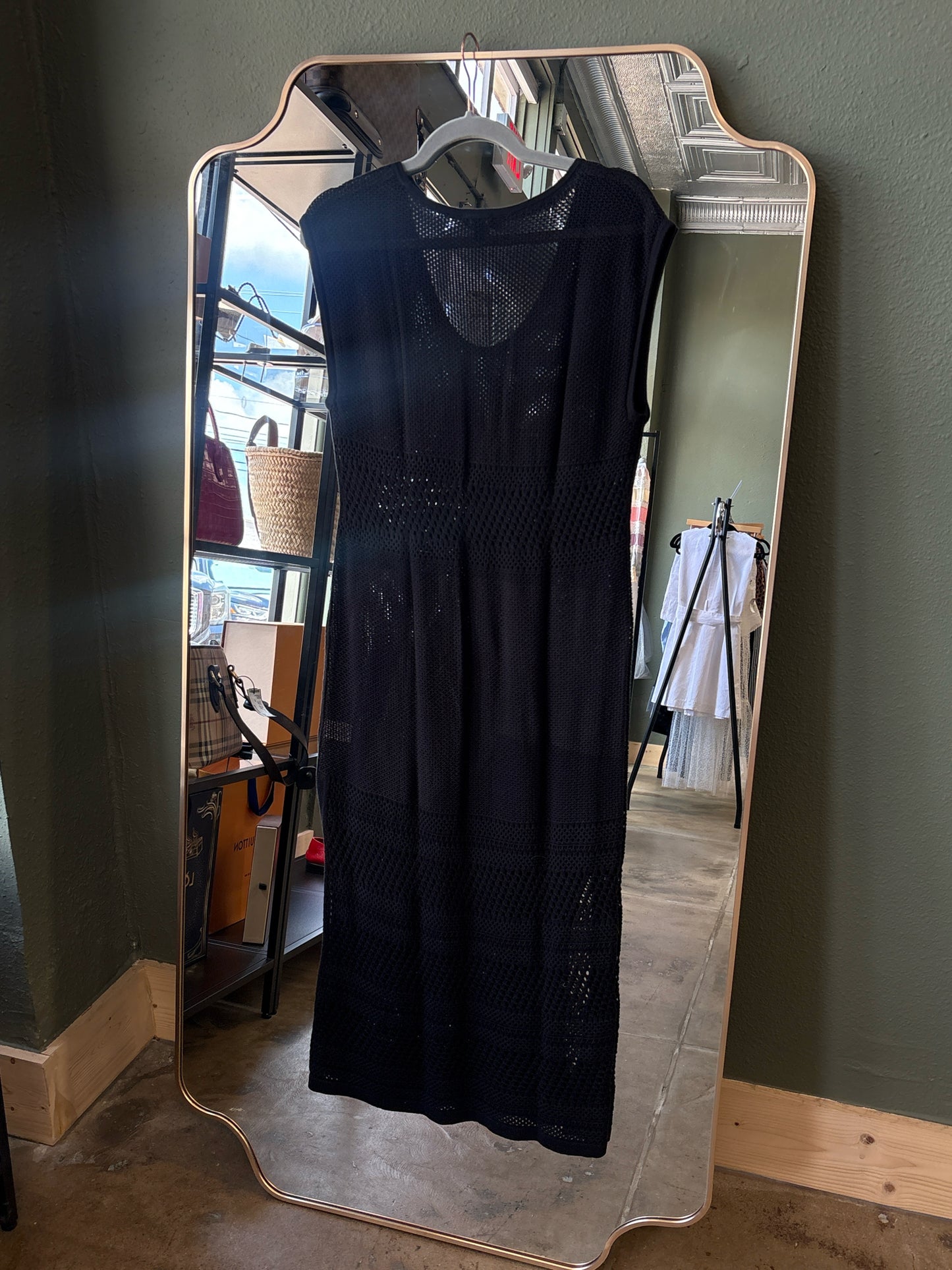 TALBOTS Size S Black Dress/Cover Up