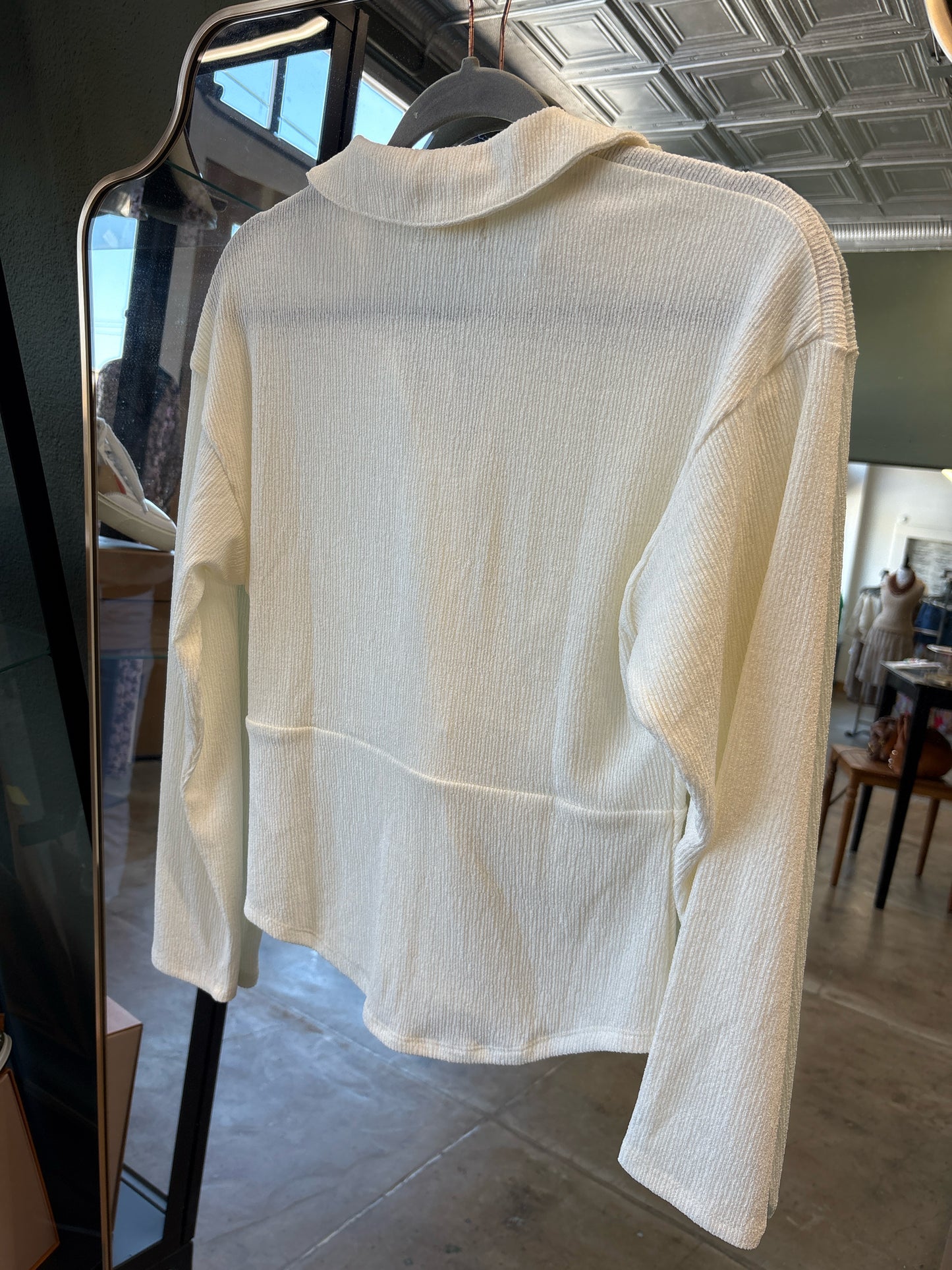 MADEWELL Size S Cream Top