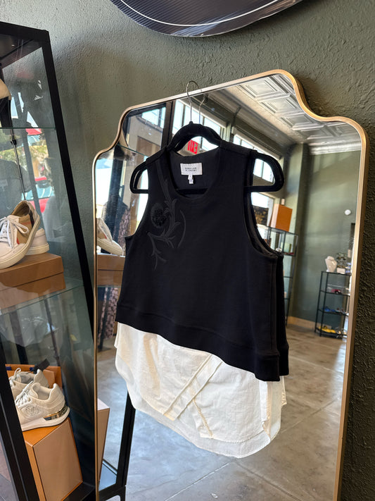 Derek Lam Size 6 Black Top