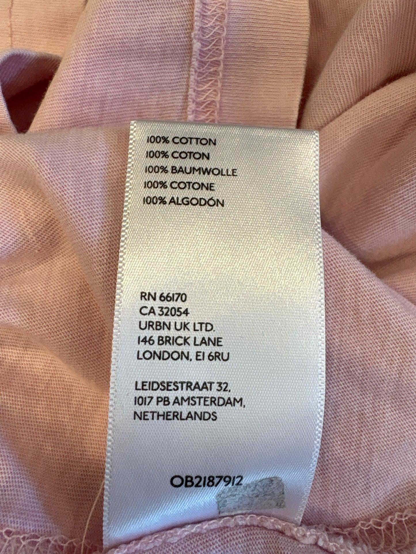 We The Free Size S Pink Tee