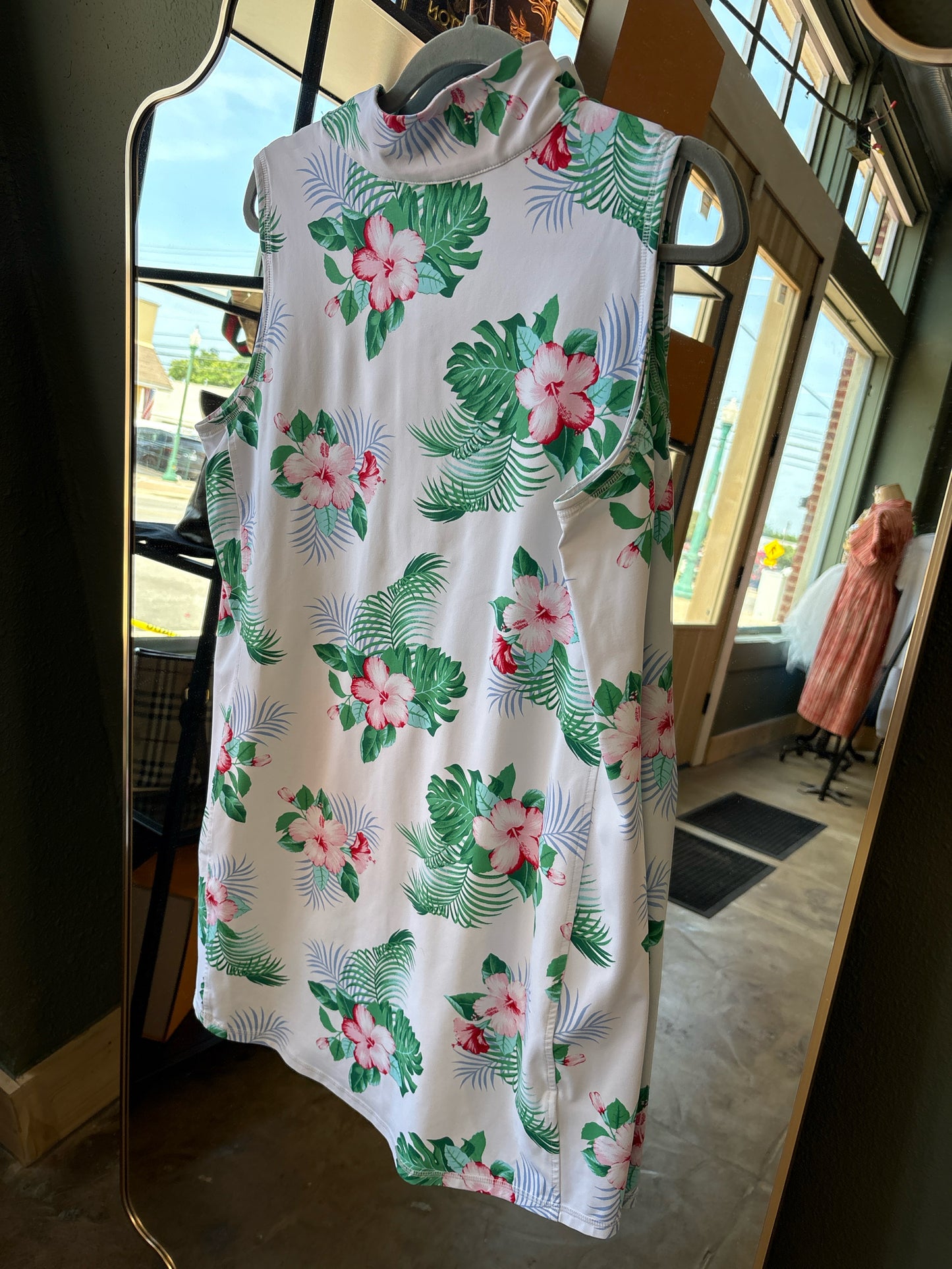 Tommy Bahama Size L white + multi Dress