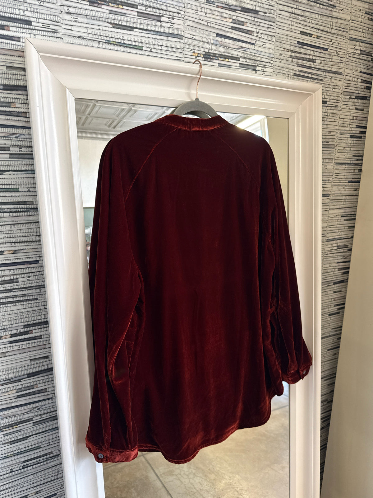Natural Life Size M Red/Orange Tunic