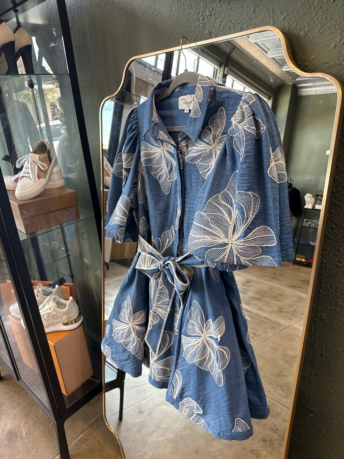 Hyacinth House Size M Blue Dress