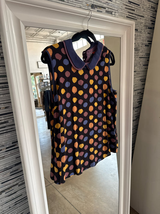 MODCLOTH Size XL Black/Multi Top