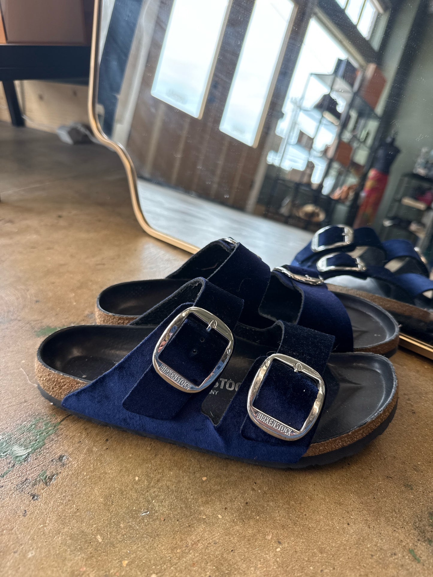 Birkenstock Shoe Size 39 Blue Sandals