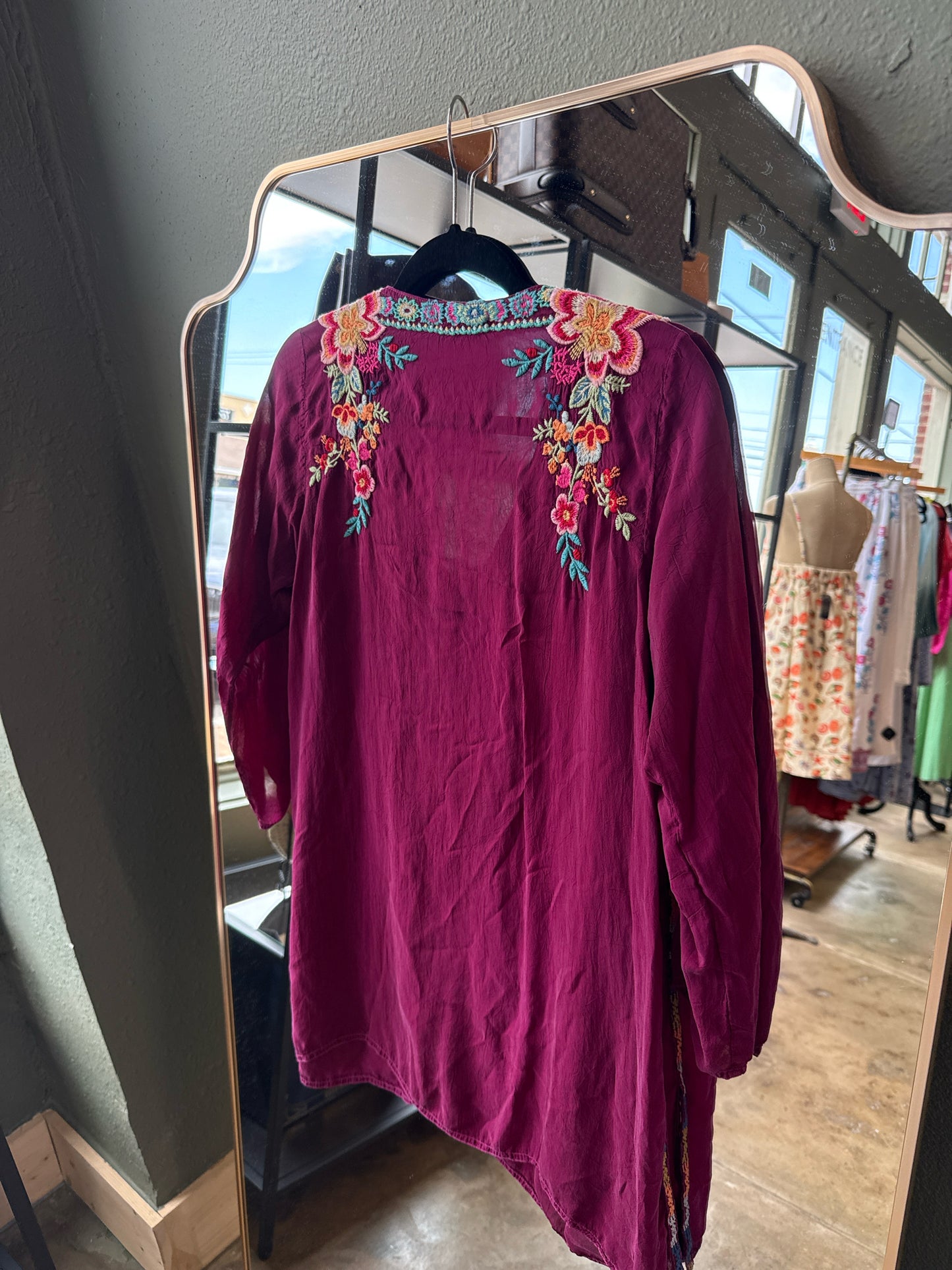 Johnny Was Size S Purple/Multi Top
