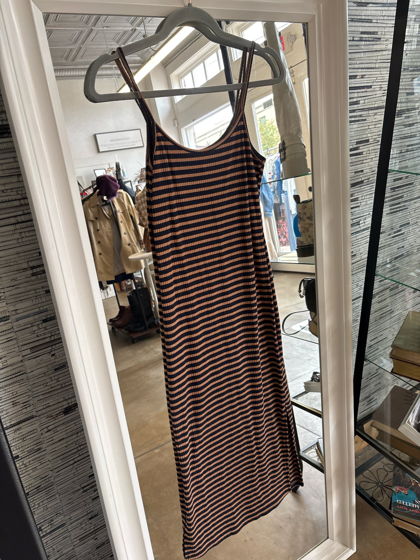 HYFVE Size S Tan/Black Stripe Two Piece Set