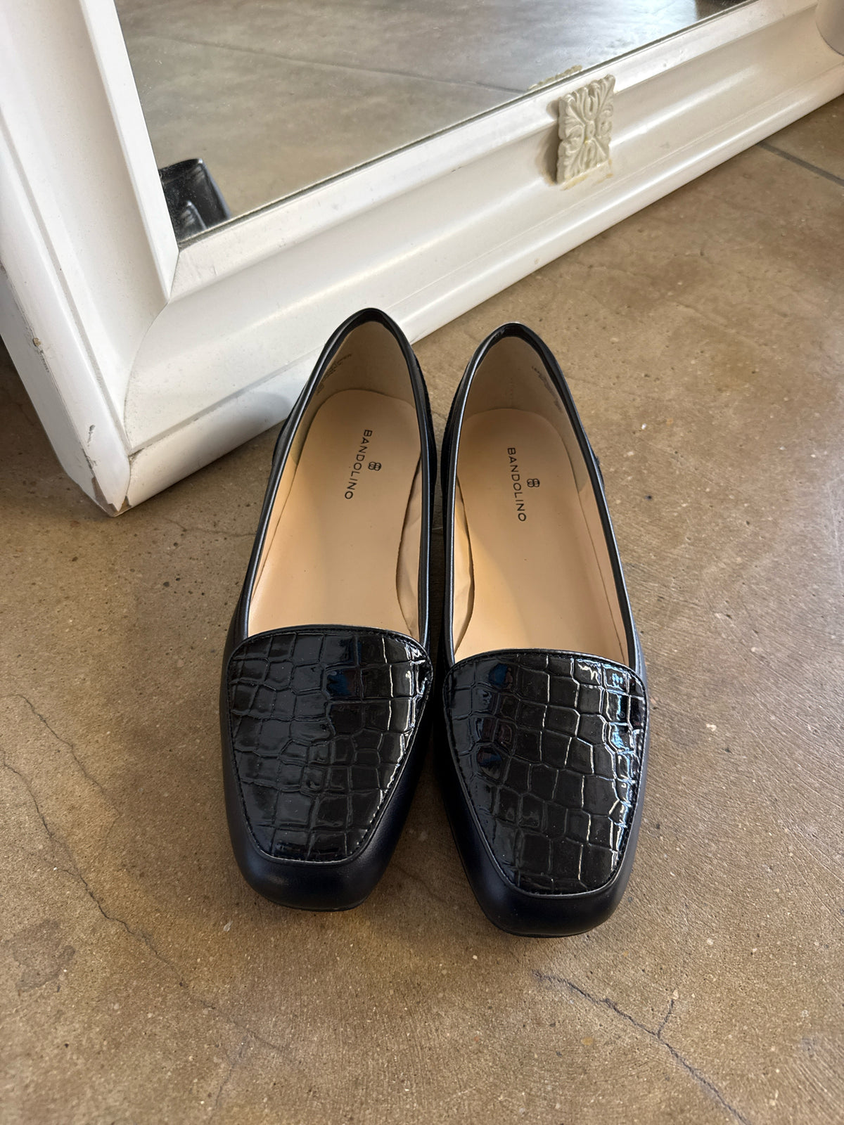 Bandolino Shoe Size 7.5 Black Flats