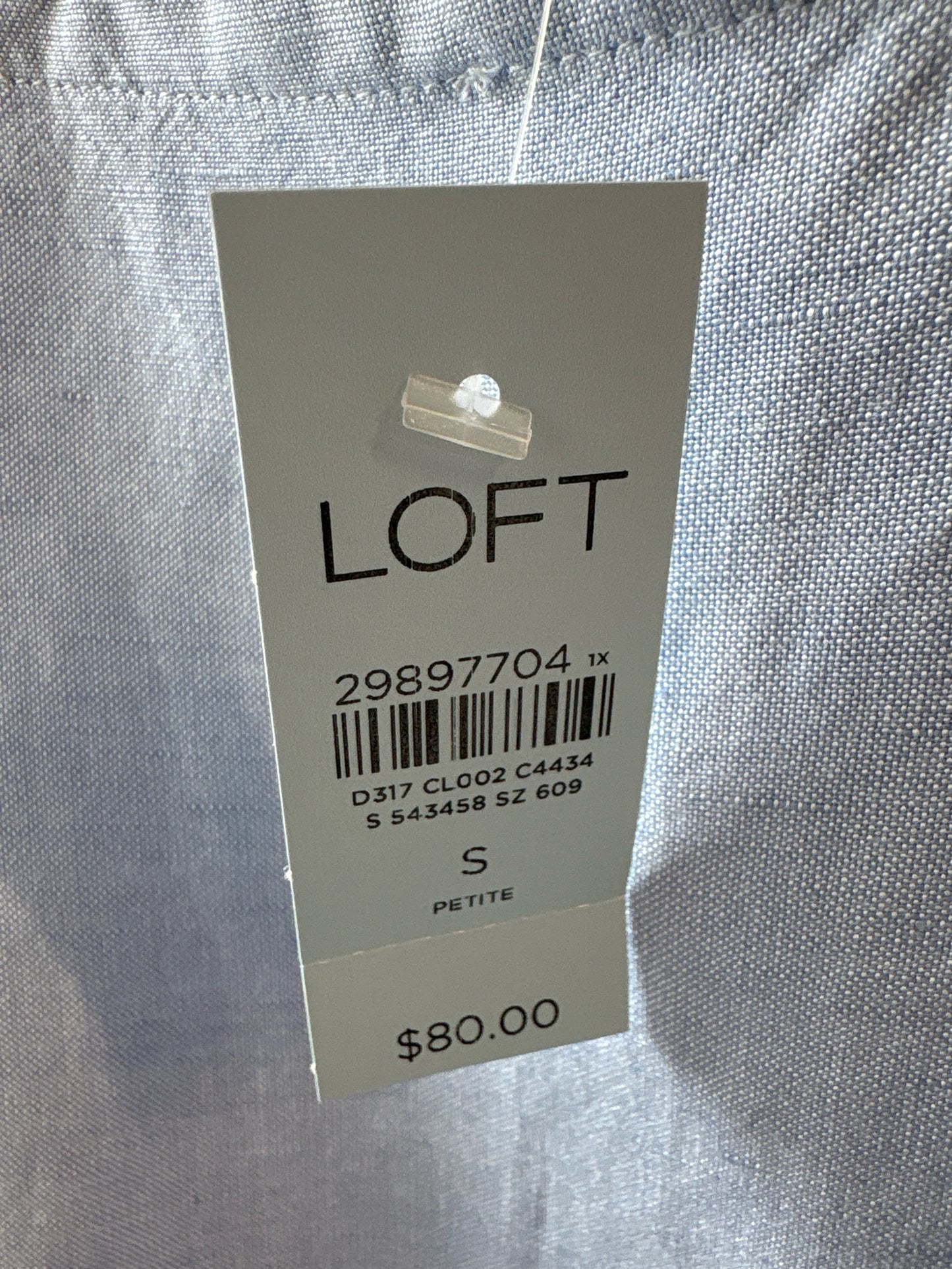 LOFT Size S Blue Dress