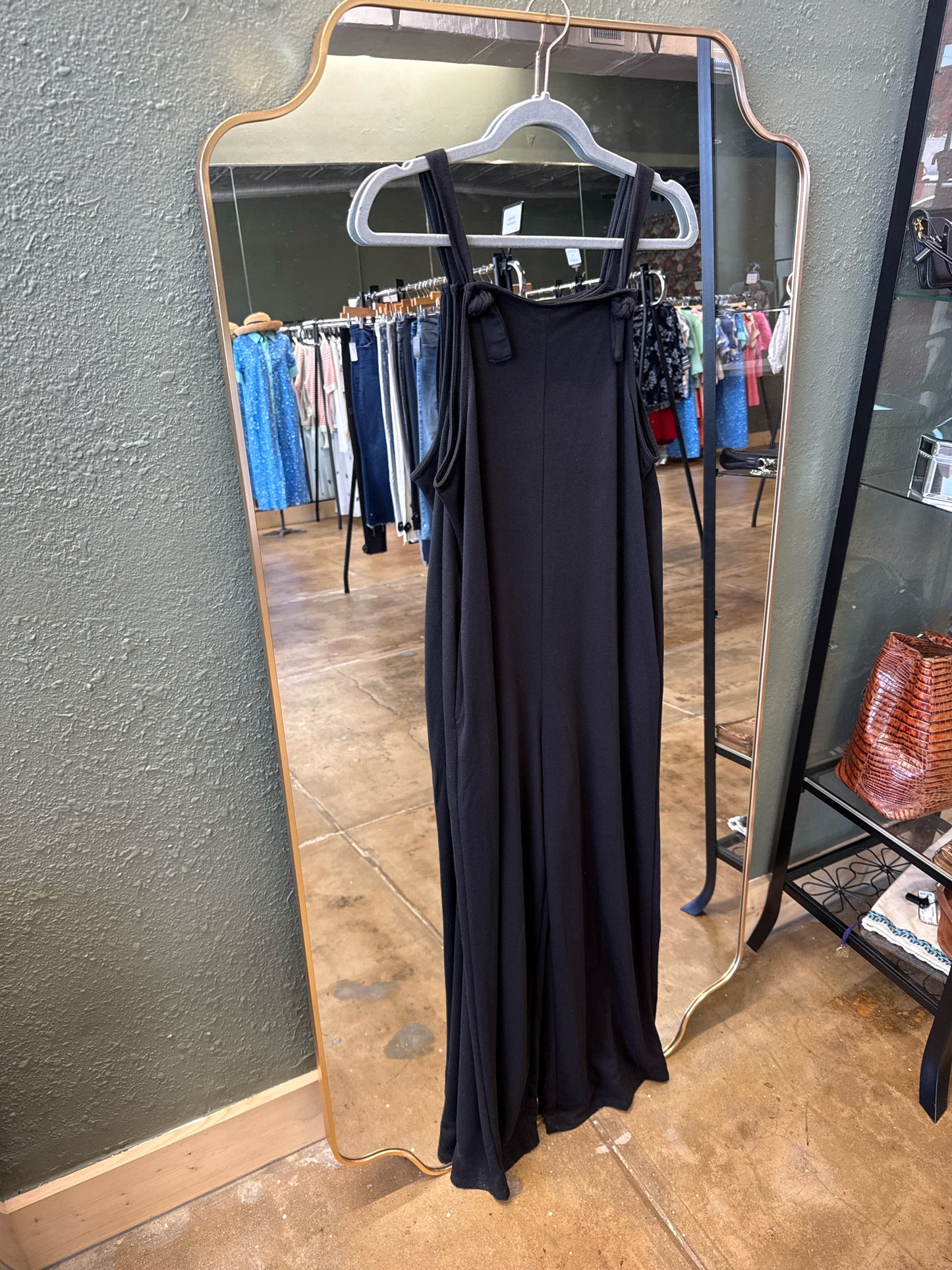 Live to be Spoiled Size XS Black Romper