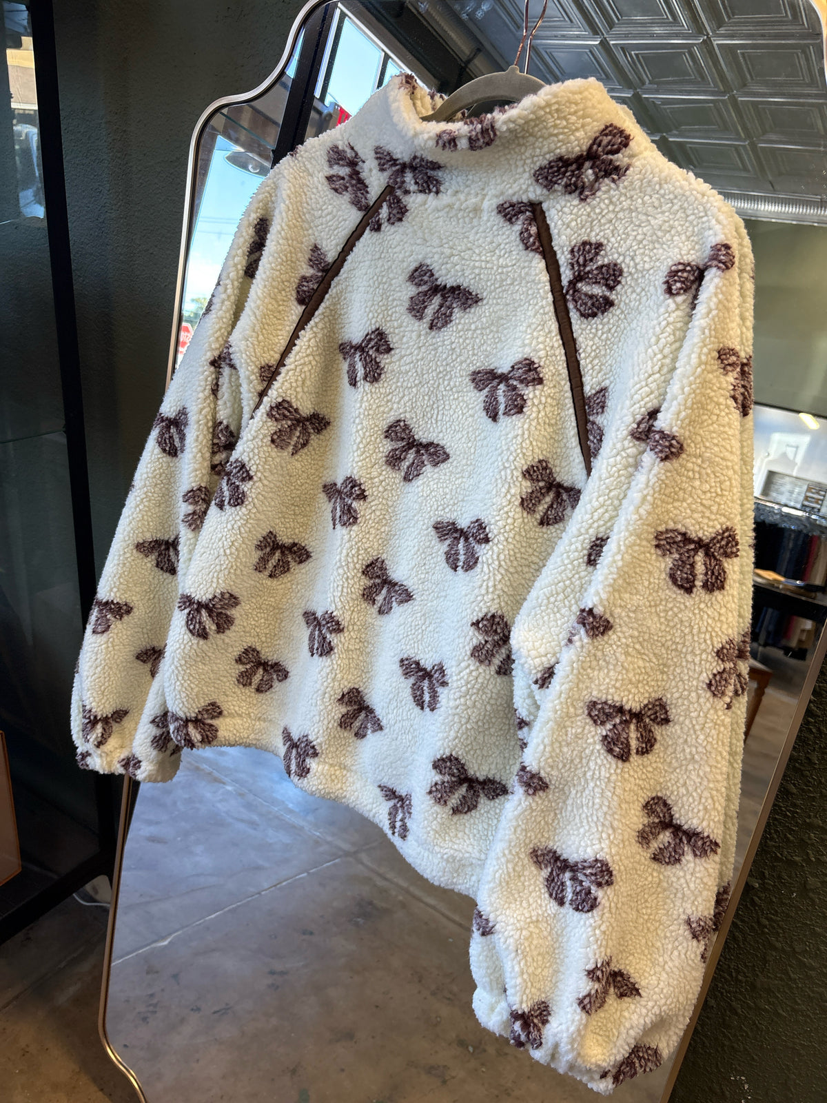 Talulah Size L White&Brown Shacket