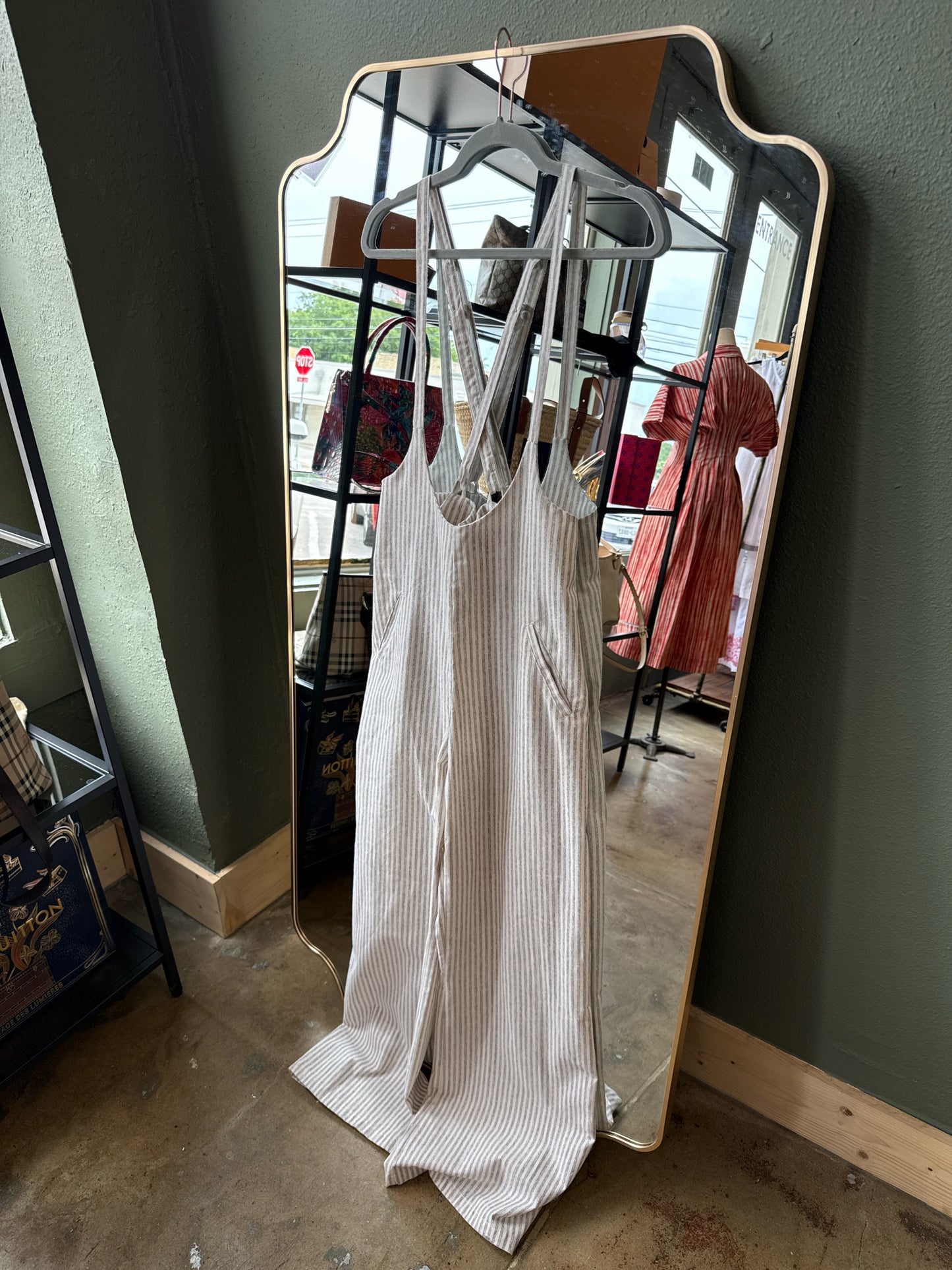 Flynn Skye Size L Tan/Cream Romper