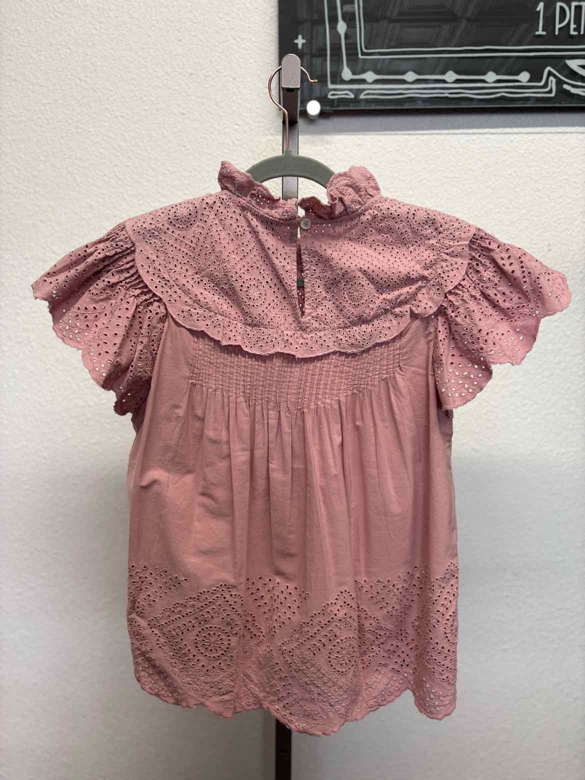 Sea New York Size XS blush Eyelet Top