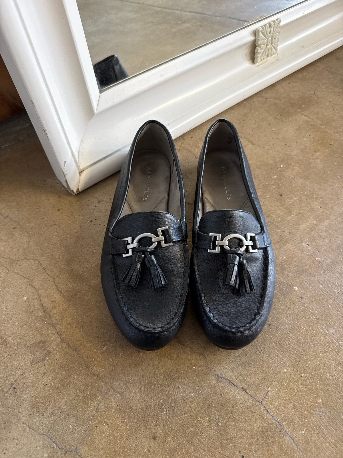 Aerosoles Shoe Size 7.5 Black Flats