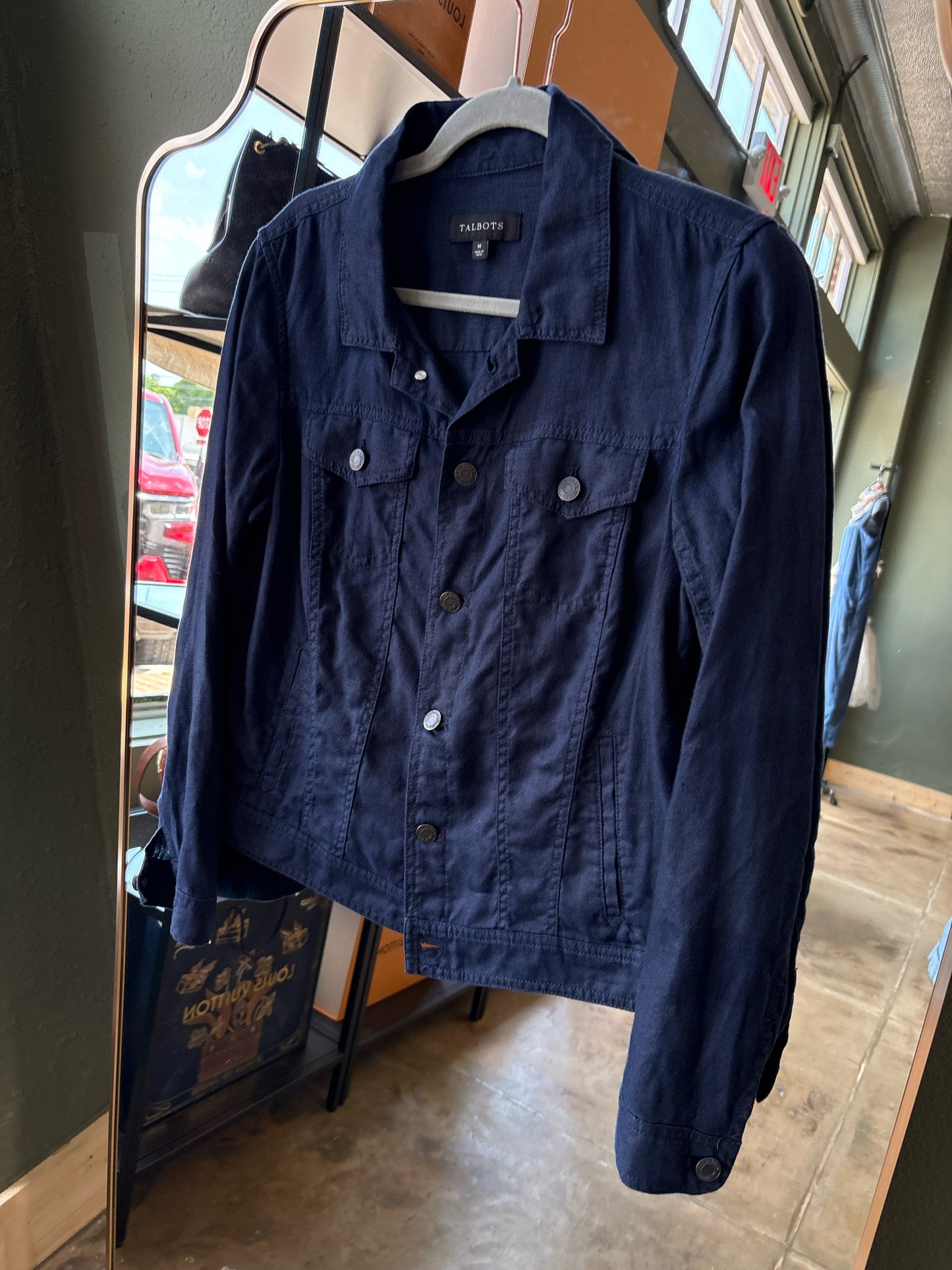 TALBOTS Size M Navy Jacket