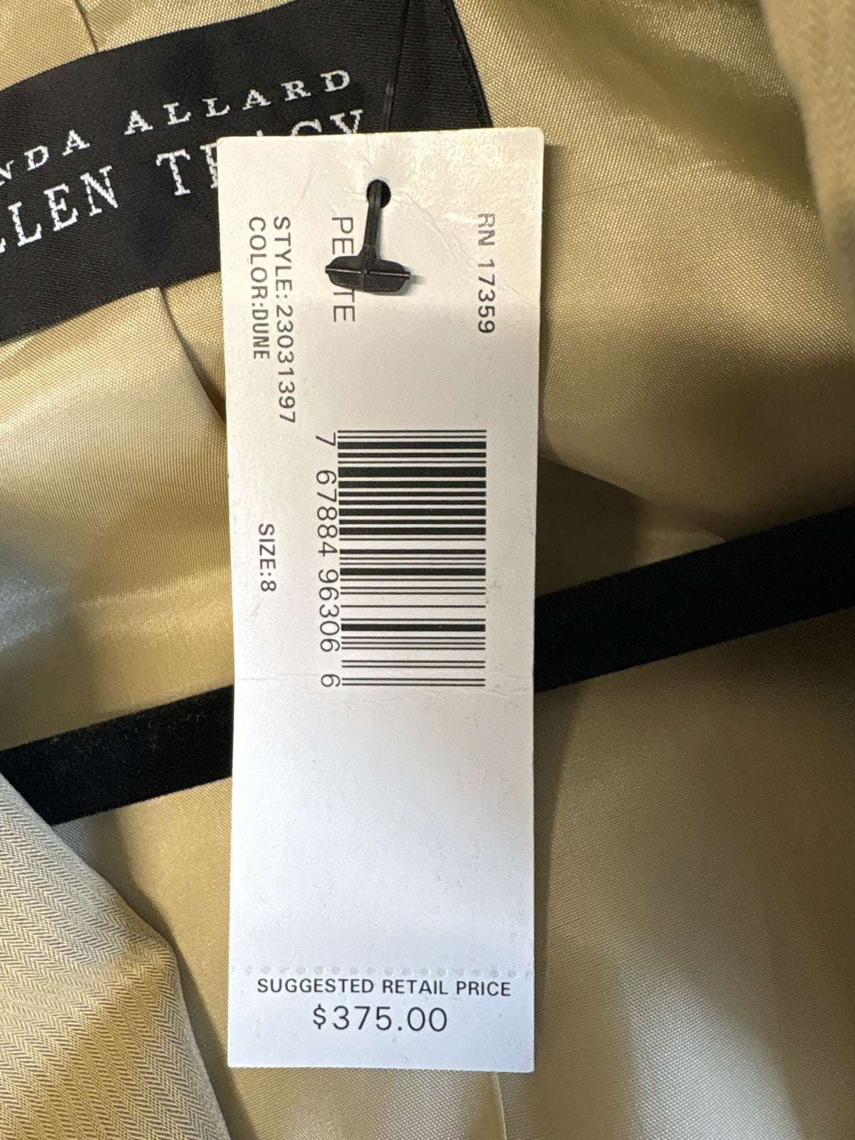 linda allard ellen Tan Blazer