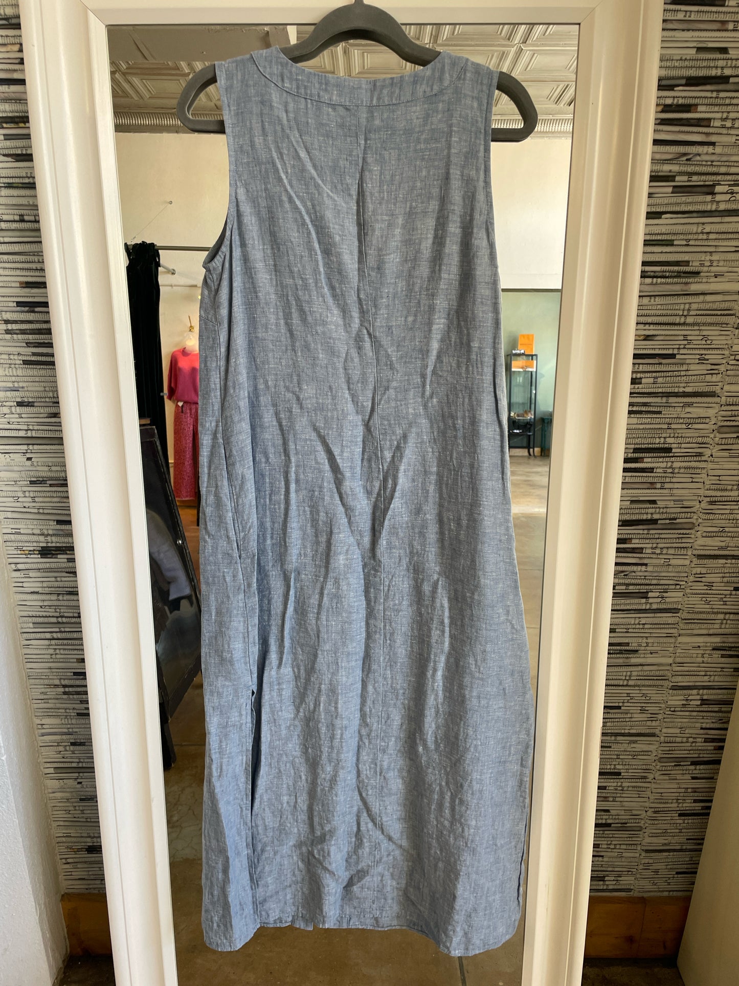 LOFT Size 6 Blue Dress