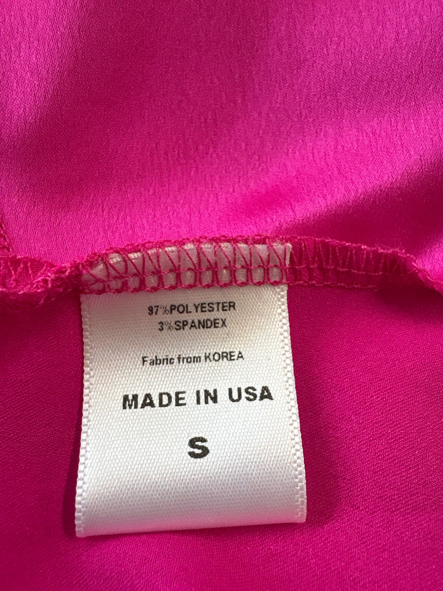Renee C Size S Hot Pink Top