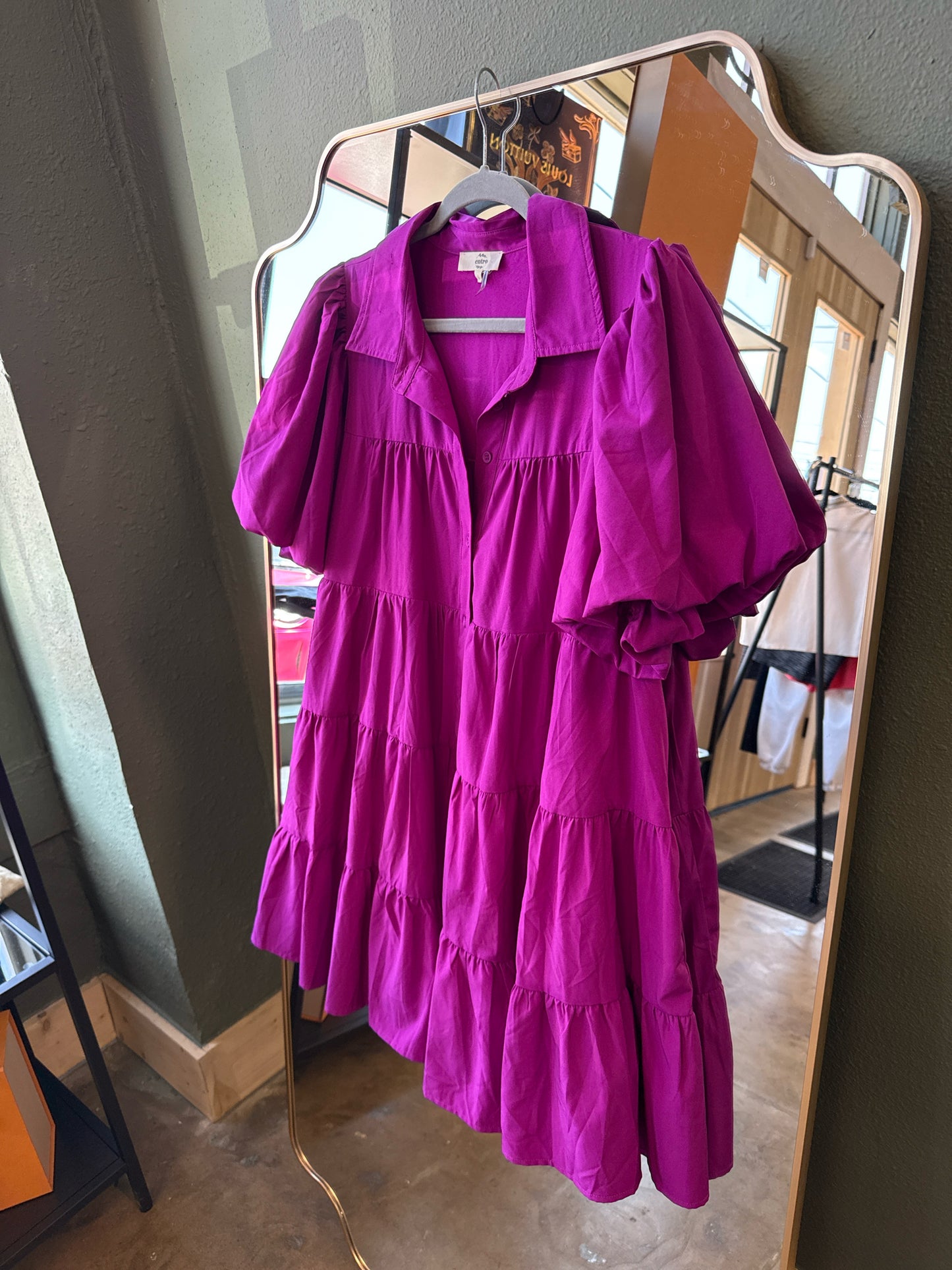 entro Size L Purple Dress
