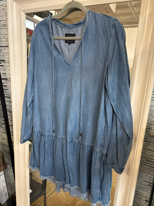 Rails Size M Light Wash Denim Dress
