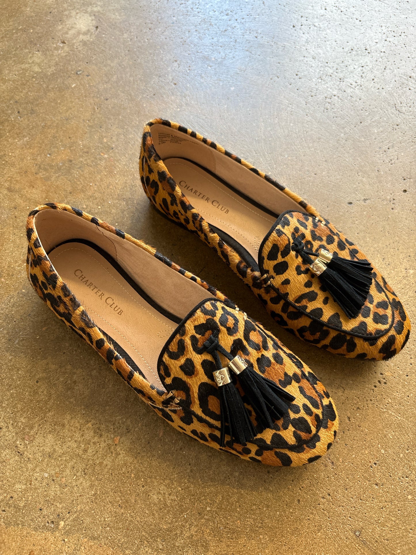 Charter Club Shoe Size 6.5 Leopard Loafers