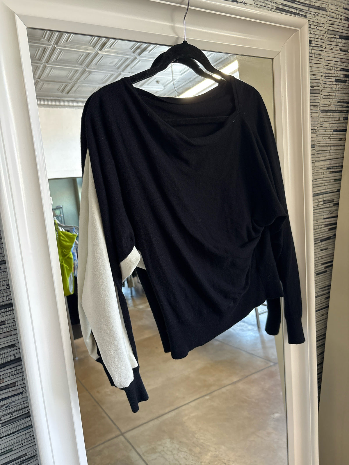 Worth Size P Black & White Top