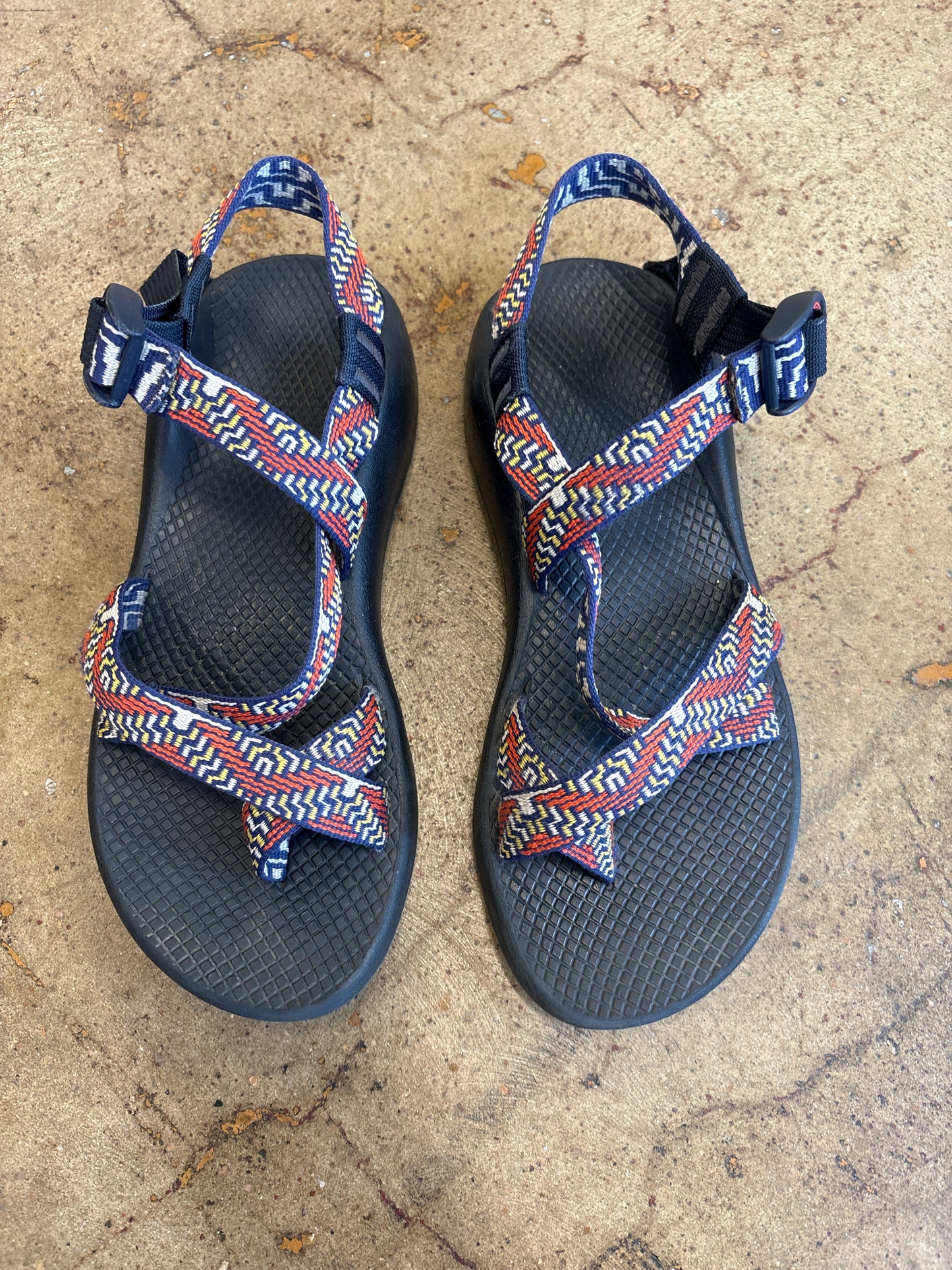 Chaco navy + multi Sandals