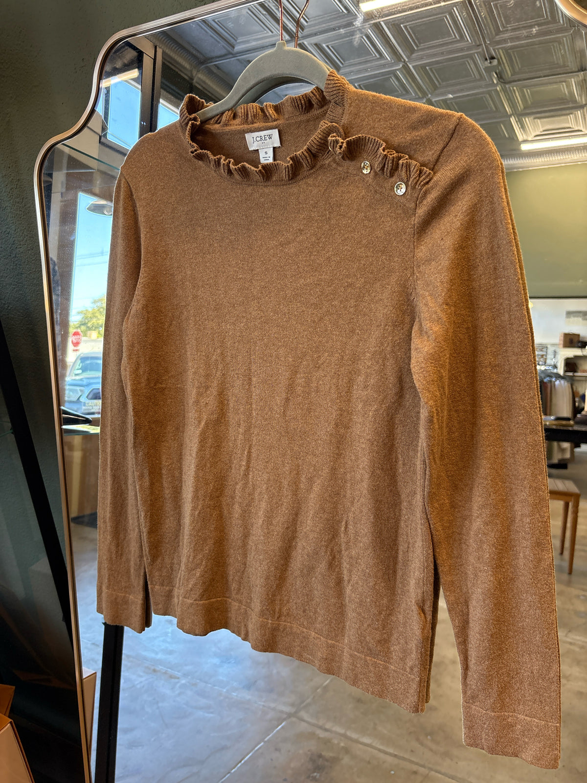 J. CREW Size S Brown Sweater