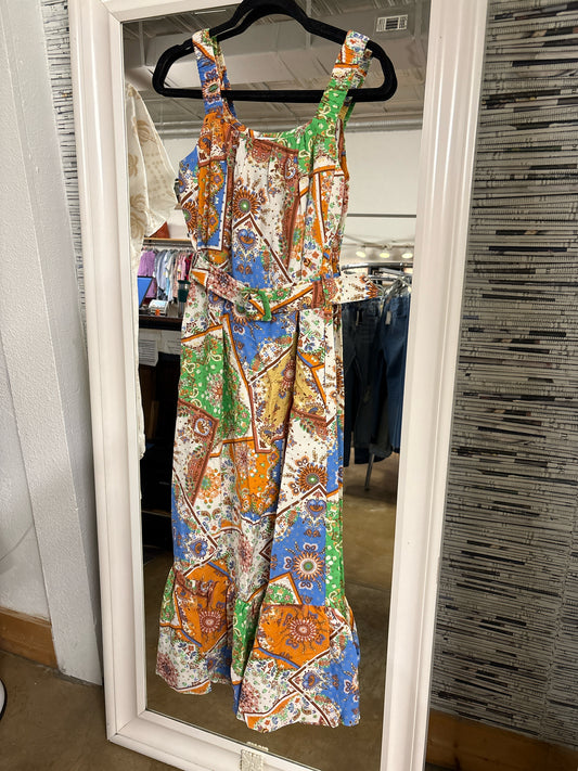 Current Air Size XS multi Paisley Dress