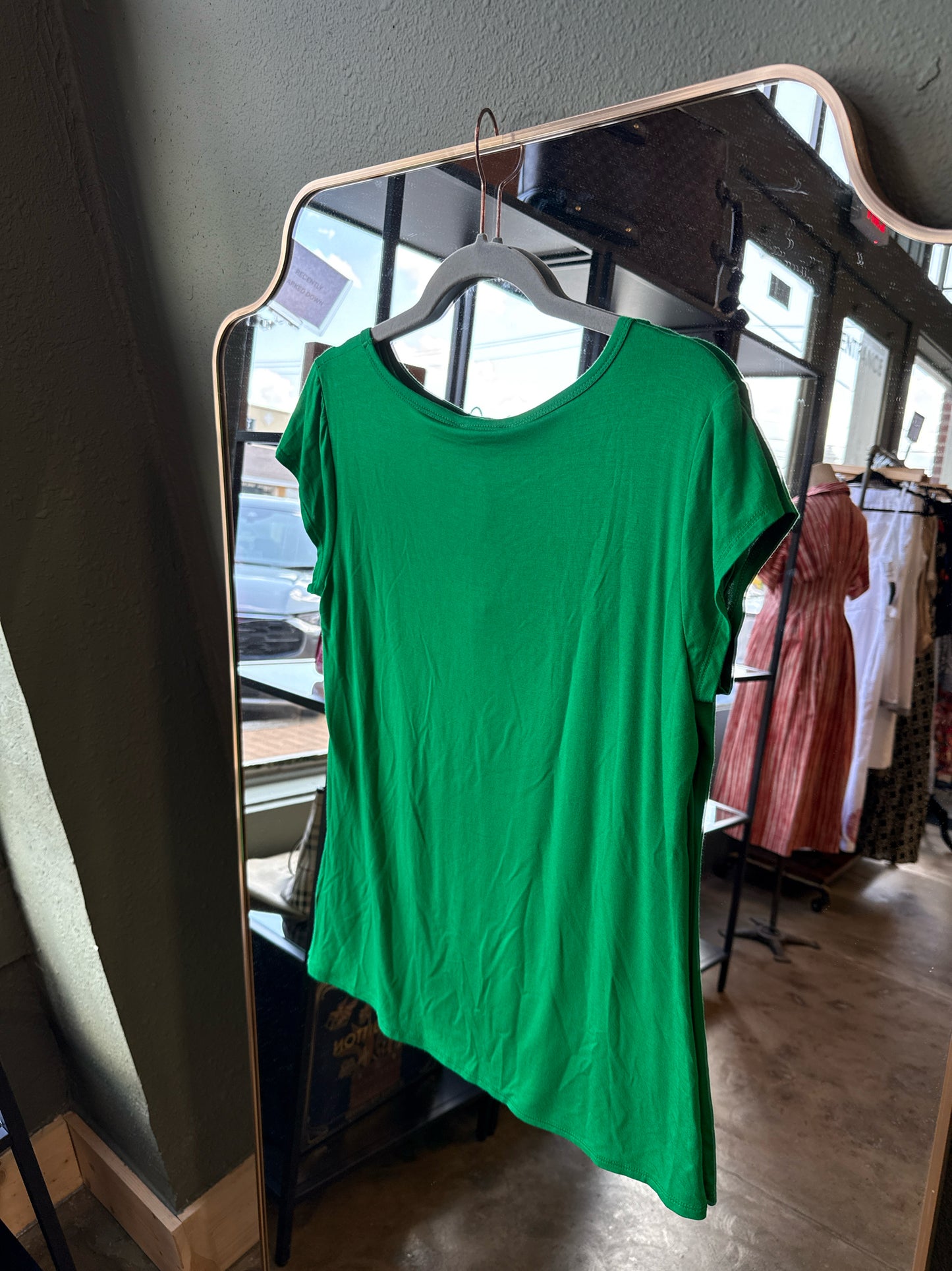 Cable & Gauge Size L Green Tee