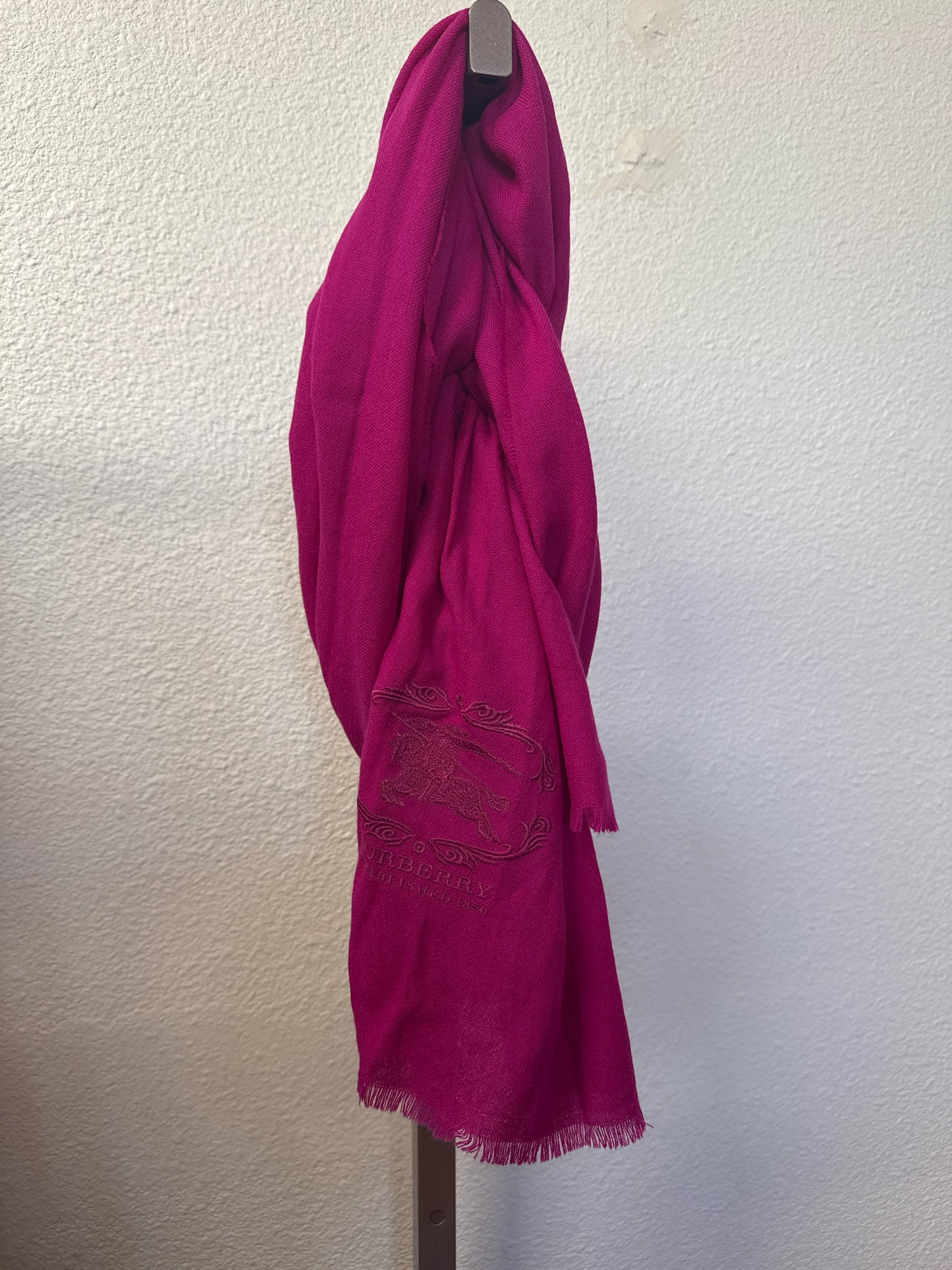 burberry Magenta Scarf