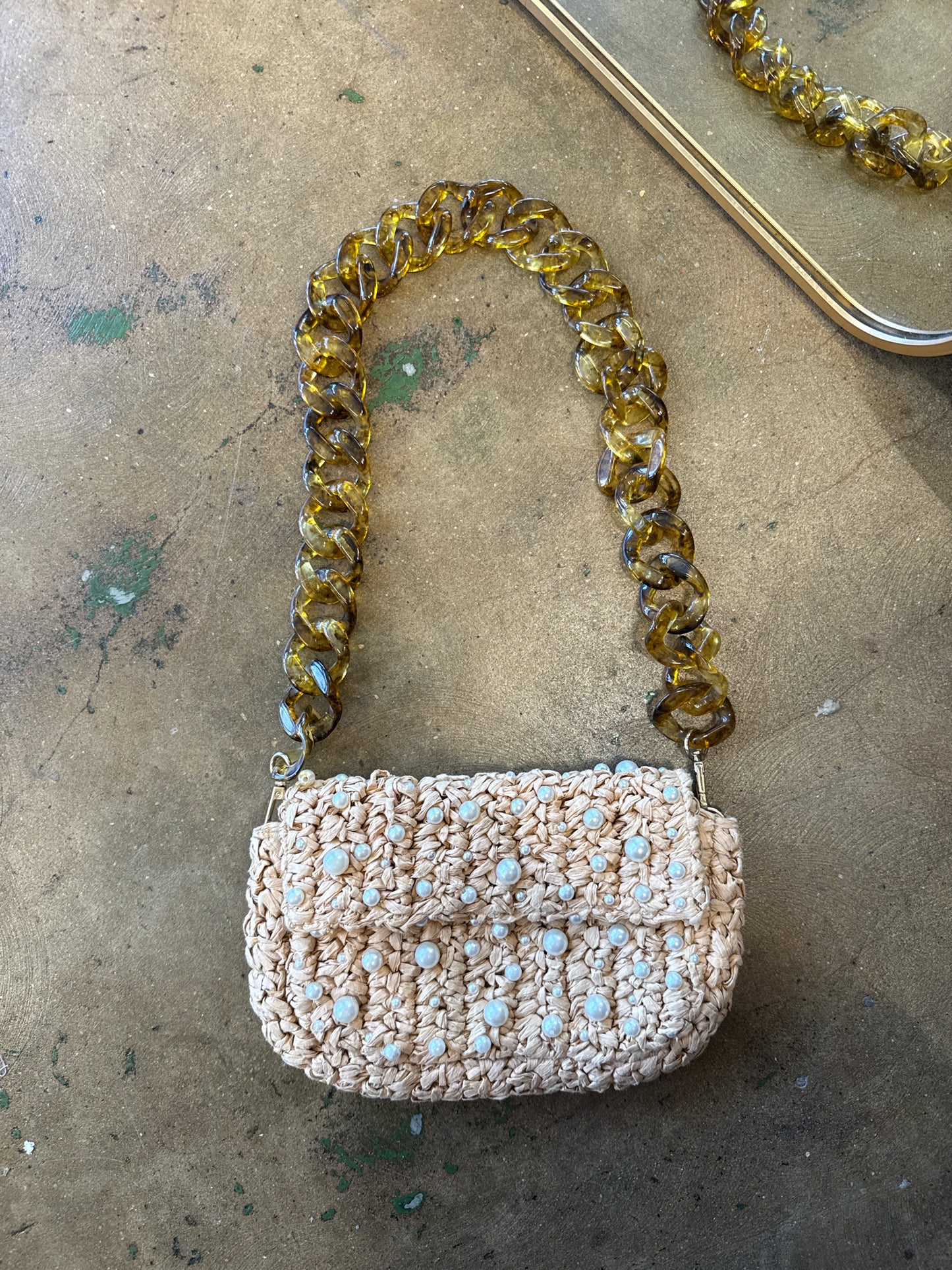 Anthropologie Tan Purse