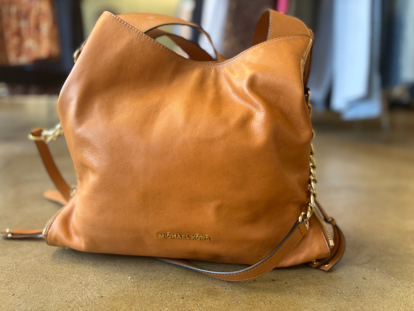 MICHAEL KORS Camel Purse