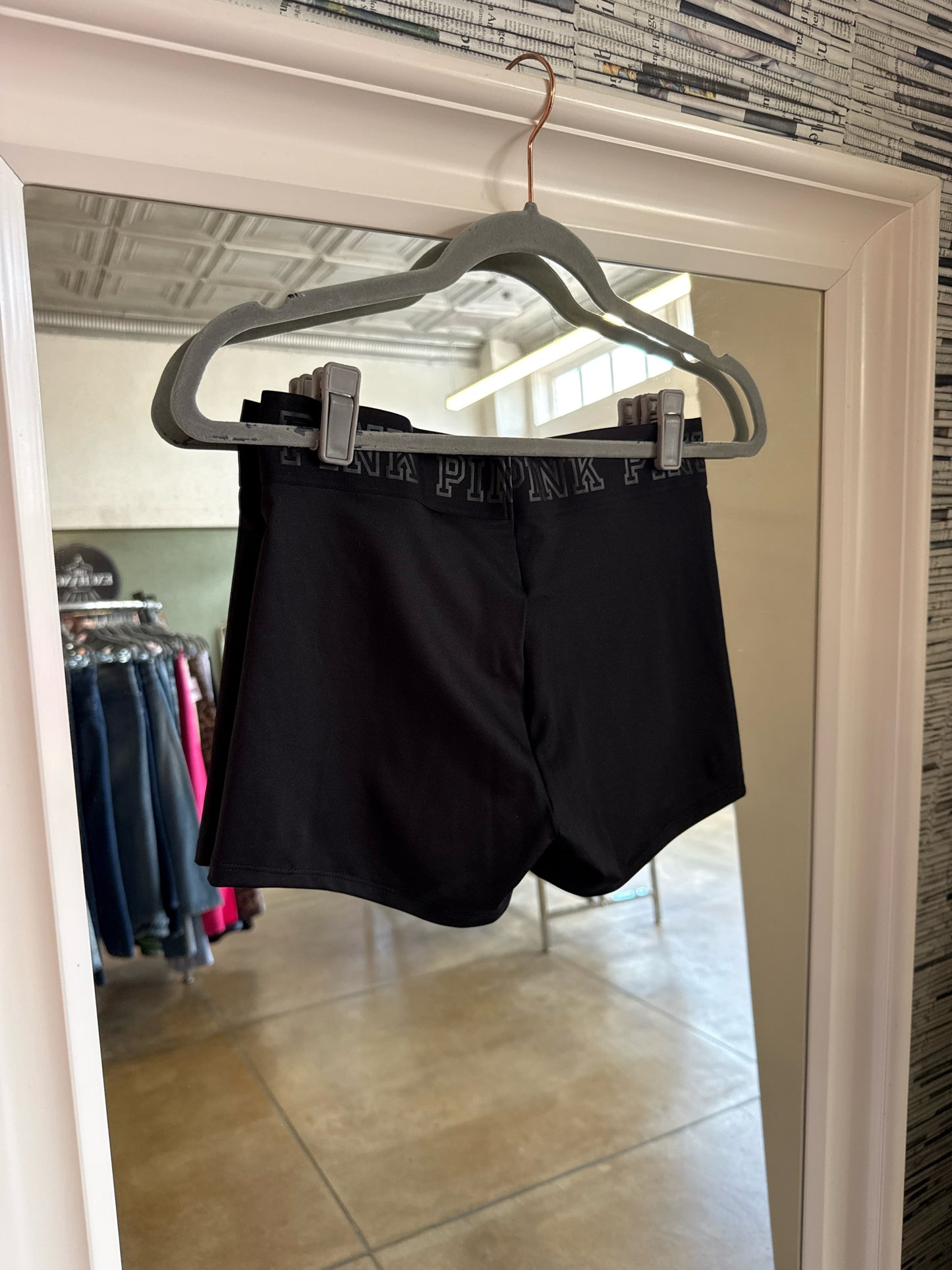 PINK Size S Black Shorts
