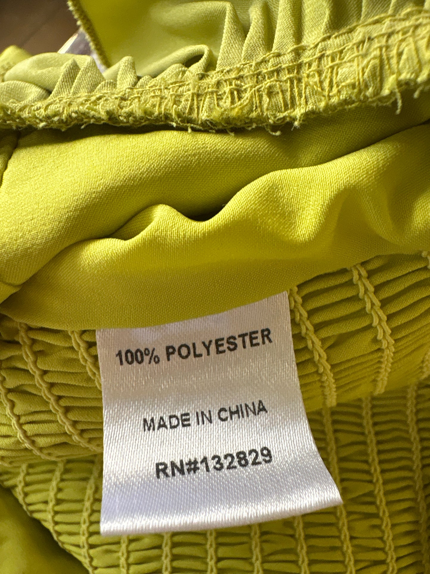 Superdown Size XS Chartreuse Top