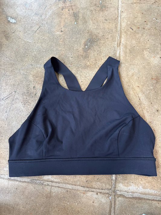 Lululemon Size 12 Black Sportsbra